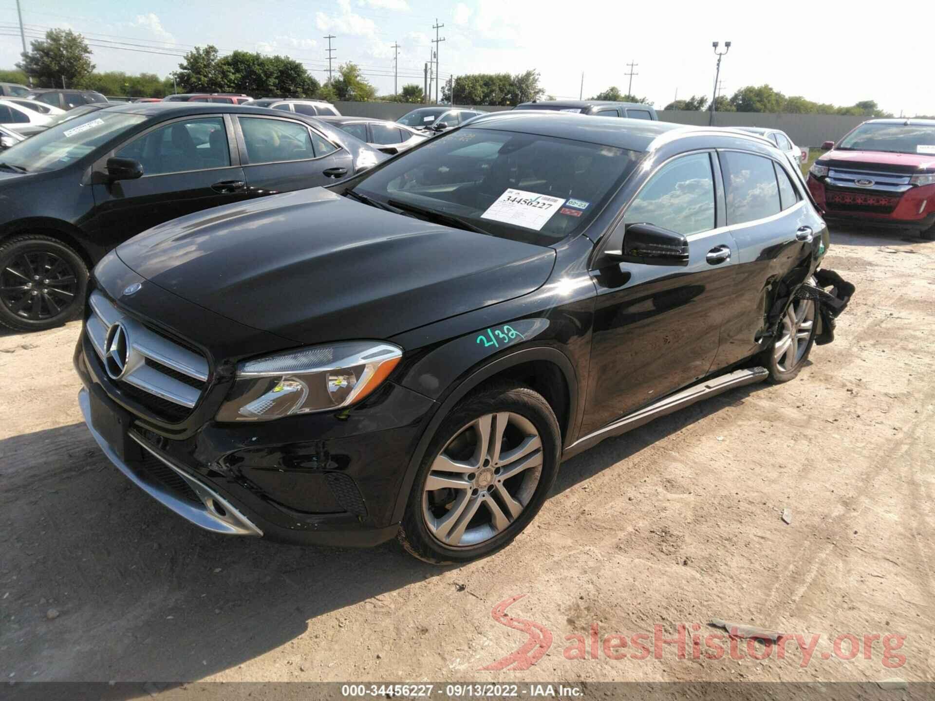 WDCTG4EB9HJ296534 2017 MERCEDES-BENZ GLA