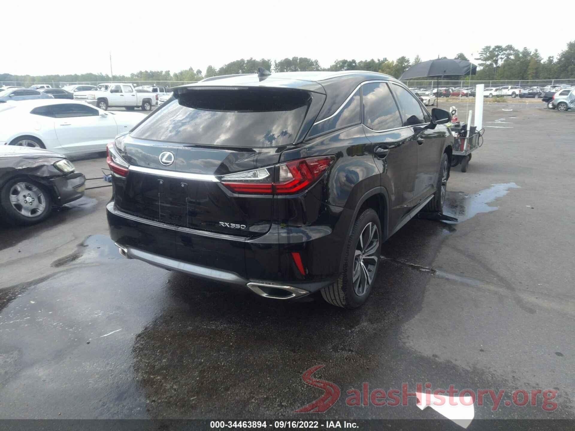 2T2BZMCA4KC193865 2019 LEXUS RX