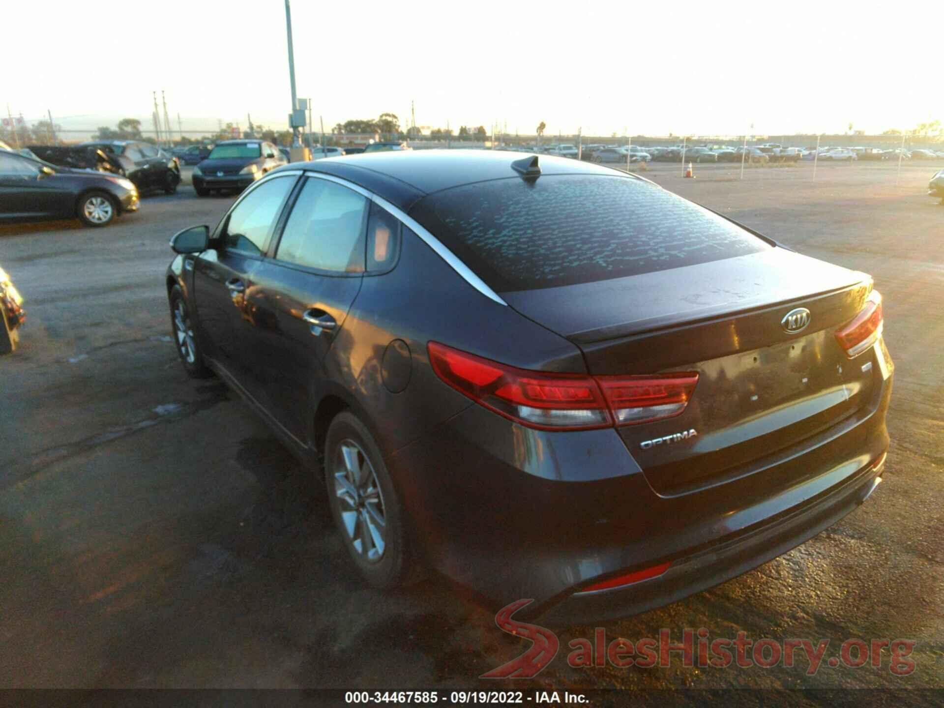 5XXGT4L16HG142123 2017 KIA OPTIMA