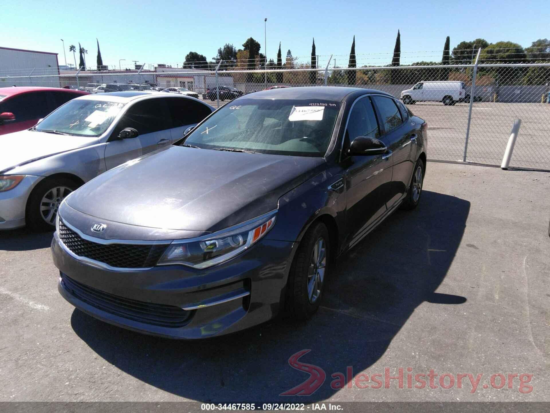 5XXGT4L16HG142123 2017 KIA OPTIMA