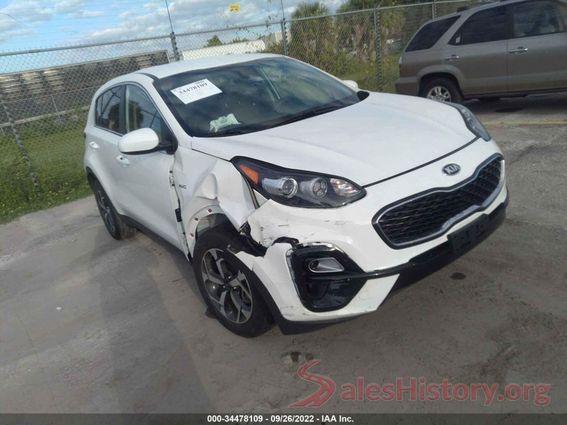 KNDPMCAC0L7762673 2020 KIA SPORTAGE