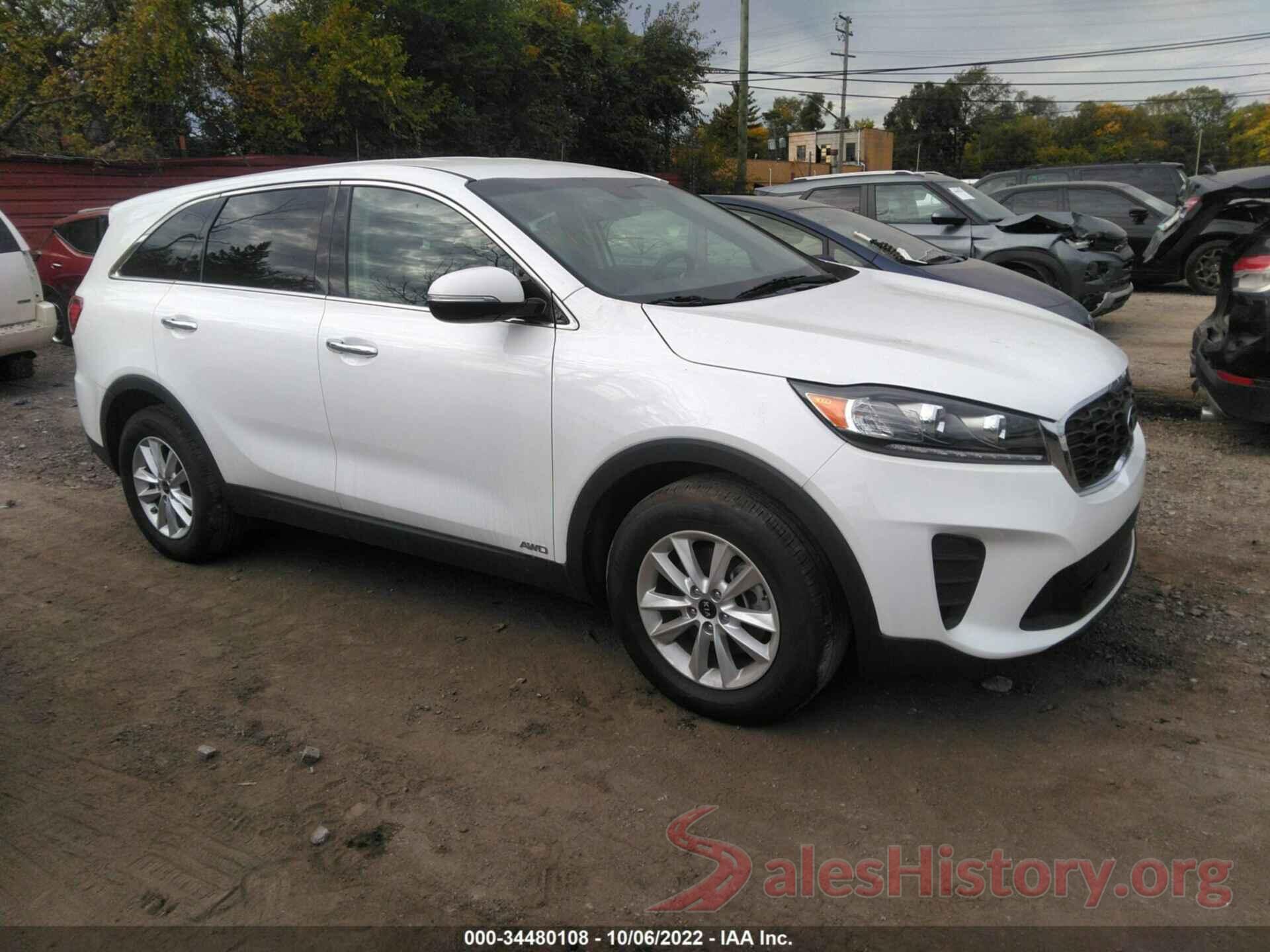 5XYPGDA50KG496216 2019 KIA SORENTO