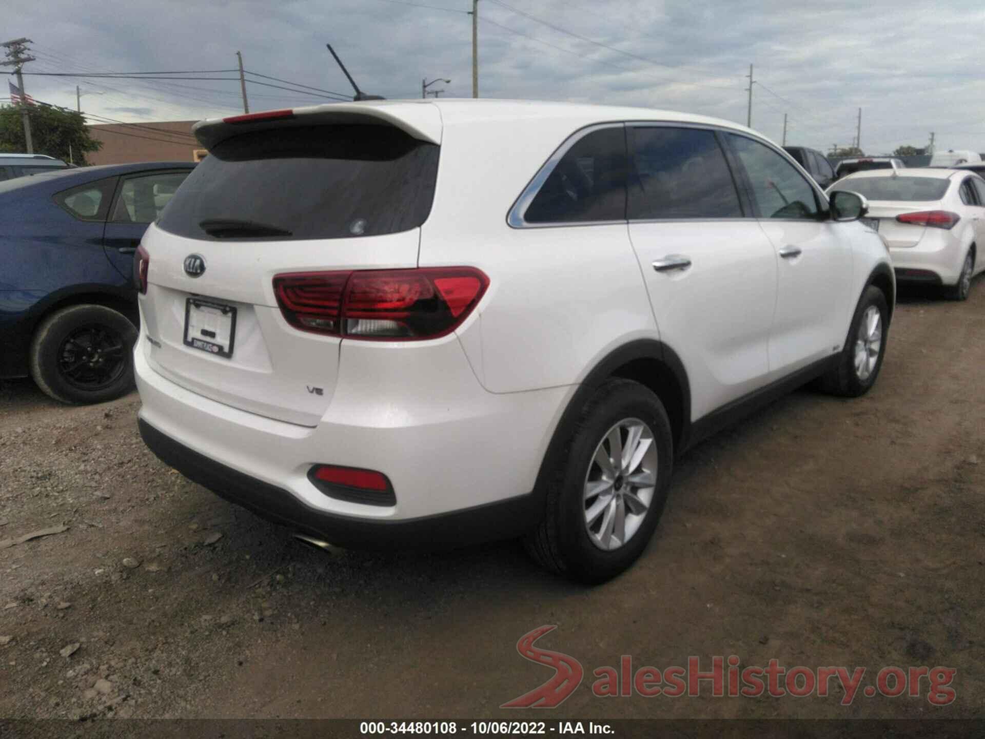 5XYPGDA50KG496216 2019 KIA SORENTO