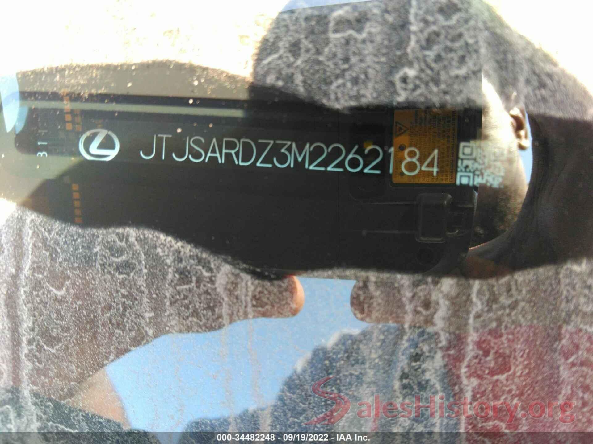 JTJSARDZ3M2262184 2021 LEXUS NX