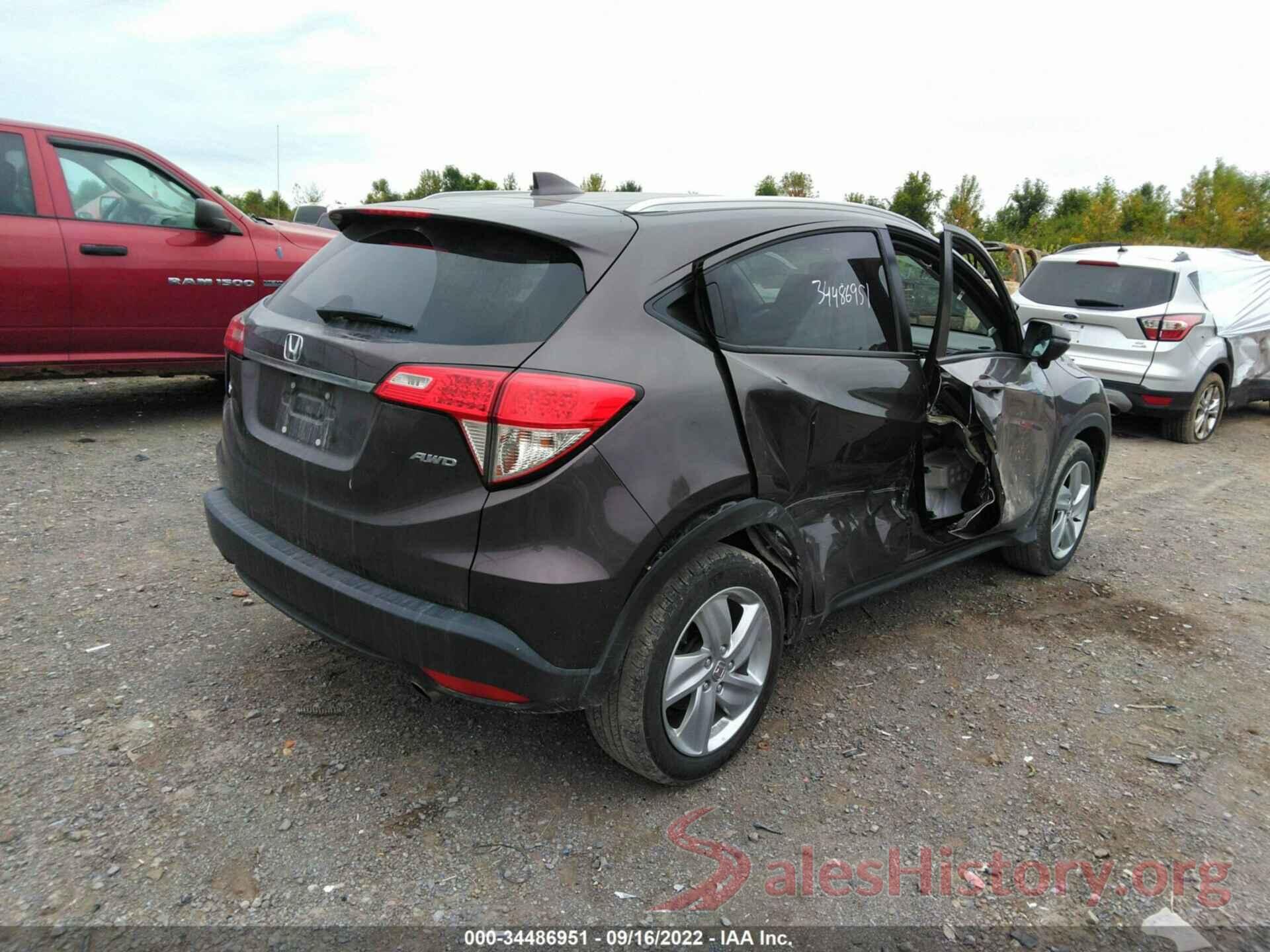 3CZRU6H72KM732009 2019 HONDA HR-V