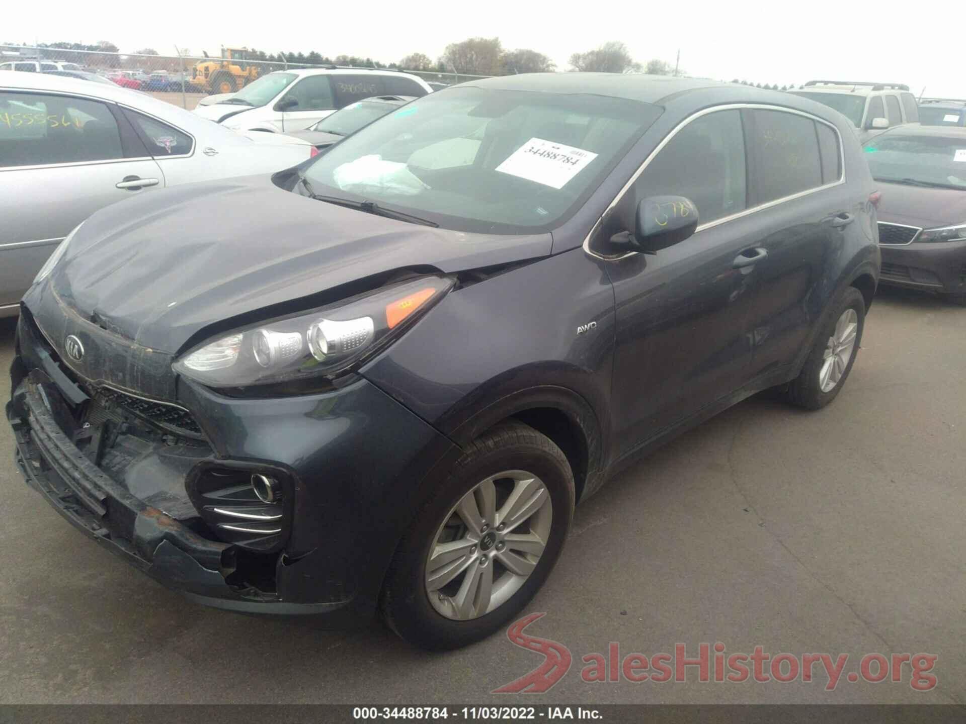 KNDPMCAC8K7518672 2019 KIA SPORTAGE