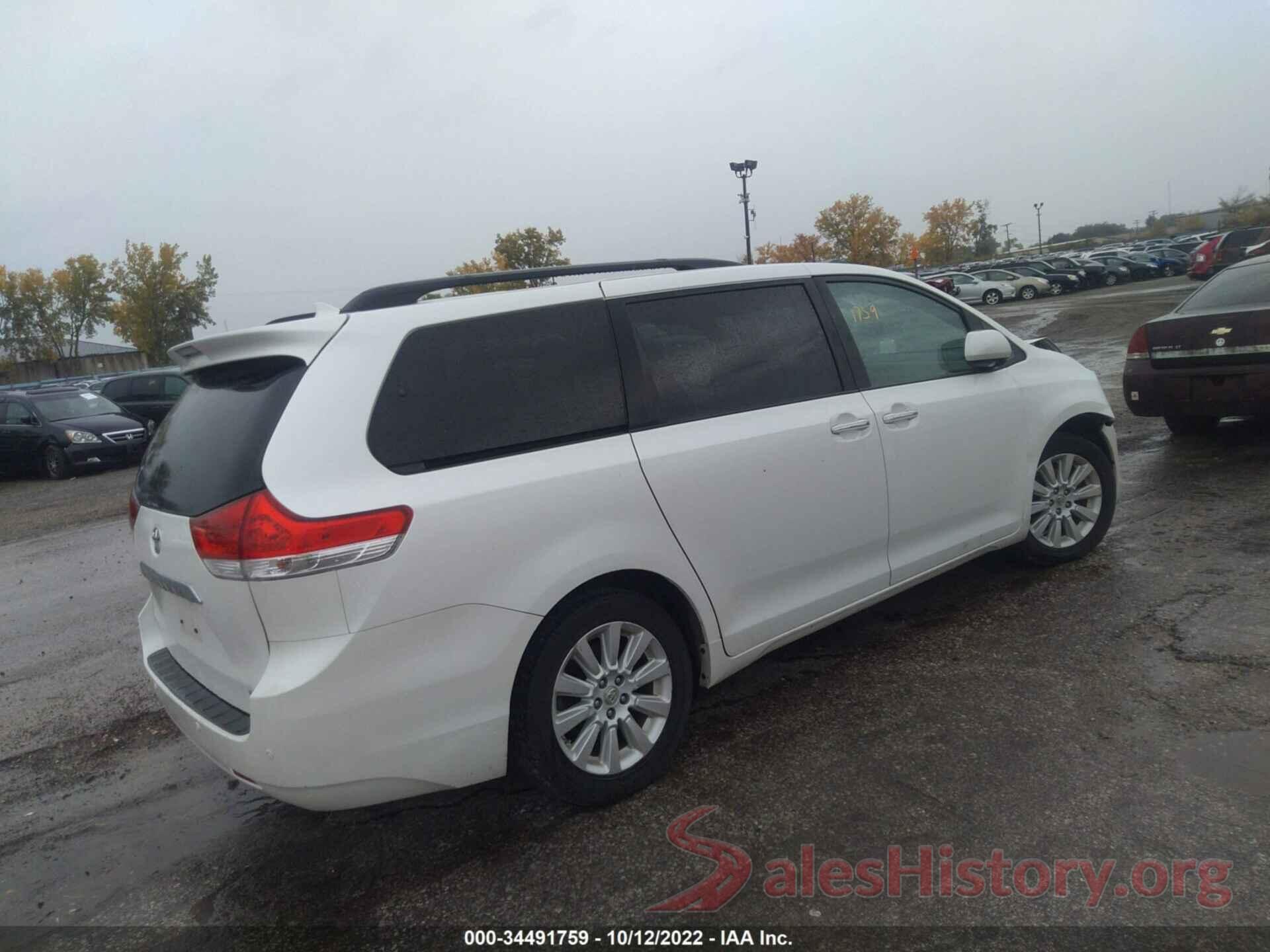 5TDDK3DC9CS039866 2012 TOYOTA SIENNA