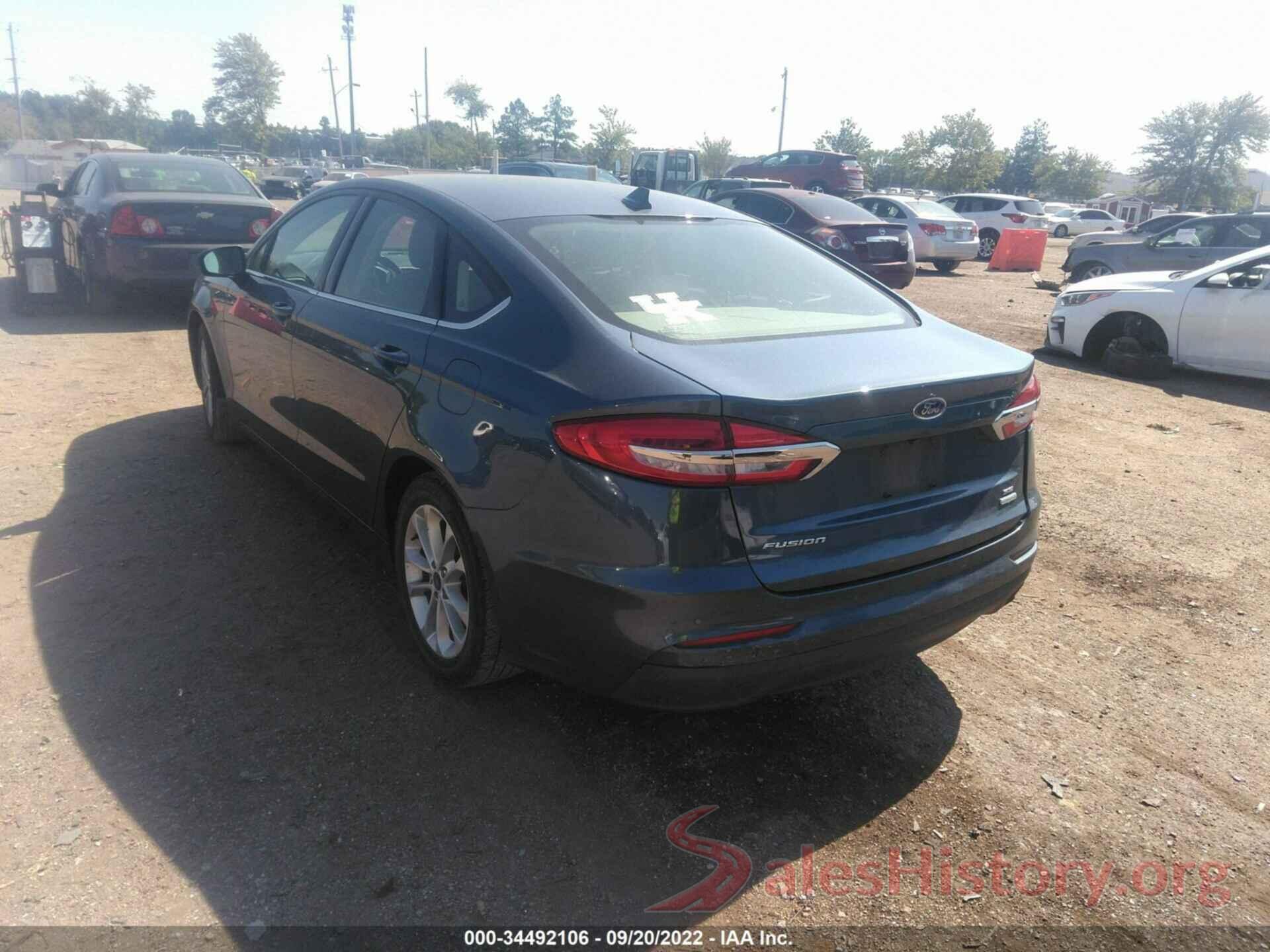 3FA6P0HDXKR146721 2019 FORD FUSION