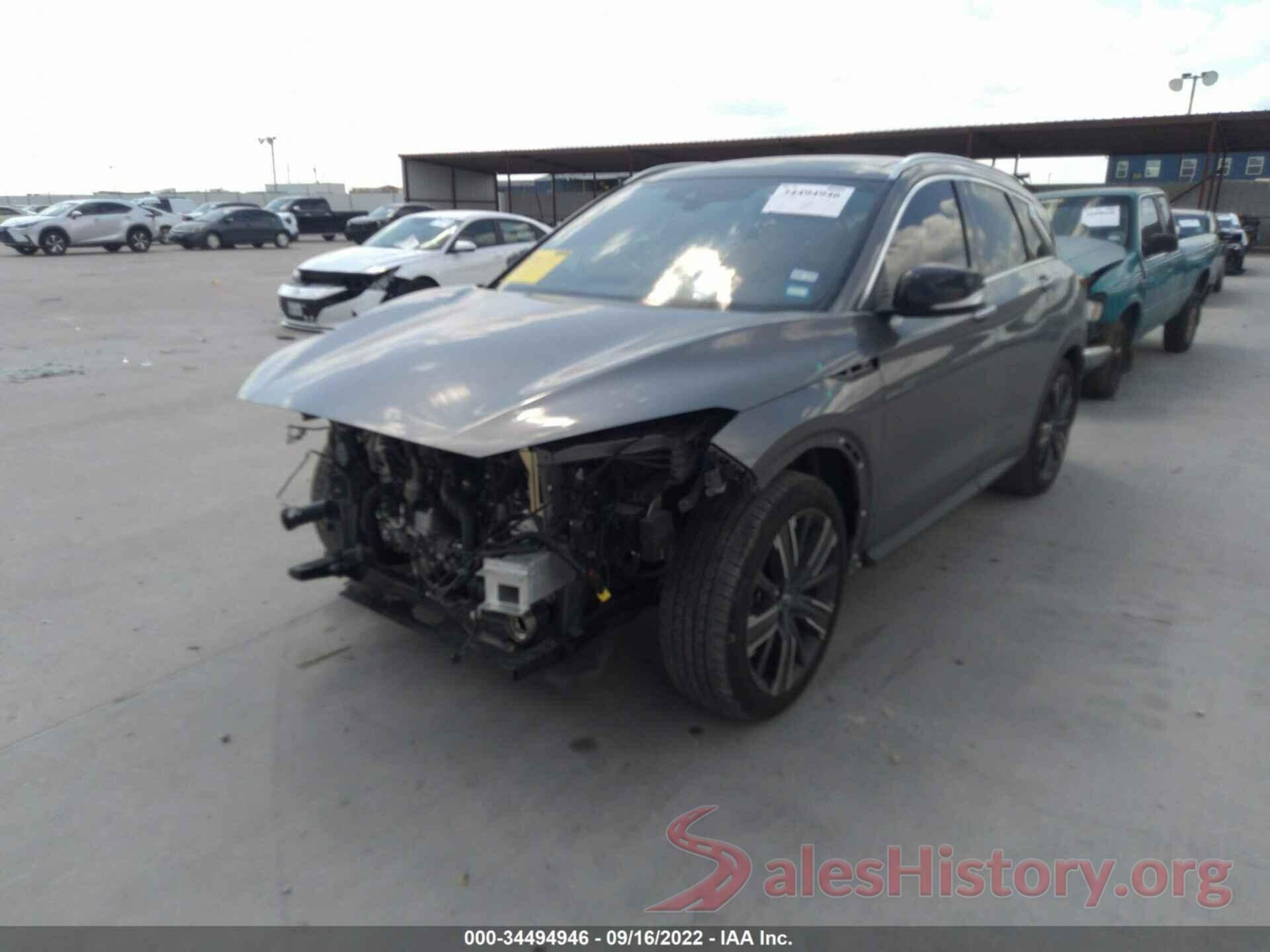 3PCAJ5BAXMF124899 2021 INFINITI QX50