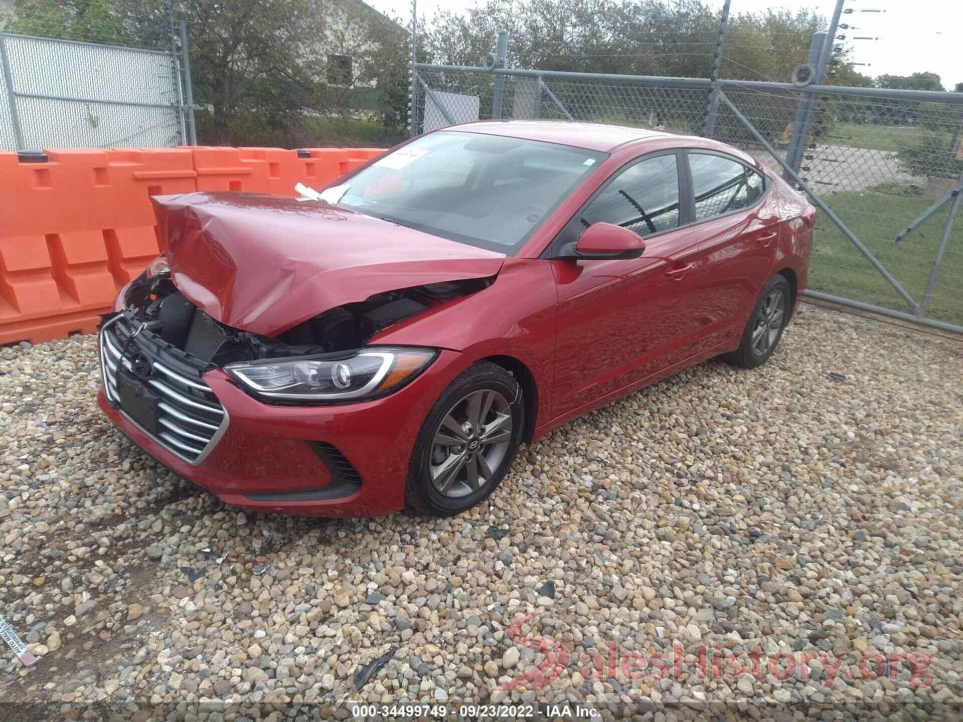 5NPD84LF1JH356317 2018 HYUNDAI ELANTRA