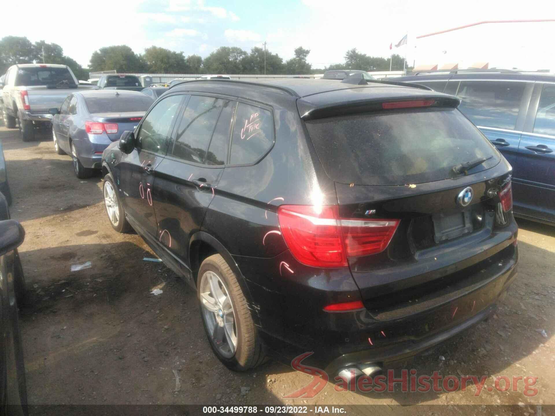 5UXWX7C52CL737921 2012 BMW X3