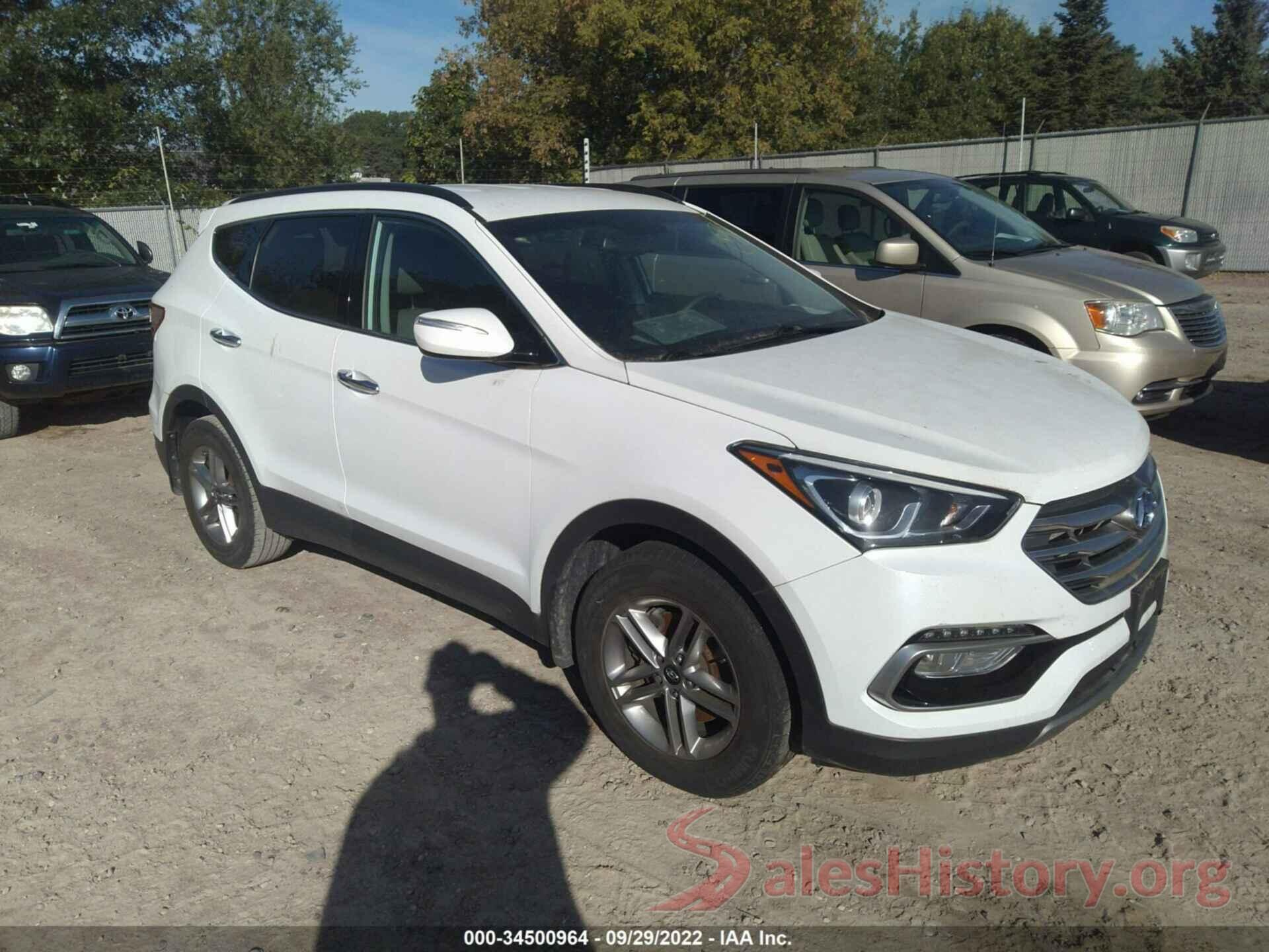 5NMZUDLB4JH062244 2018 HYUNDAI SANTA FE SPORT