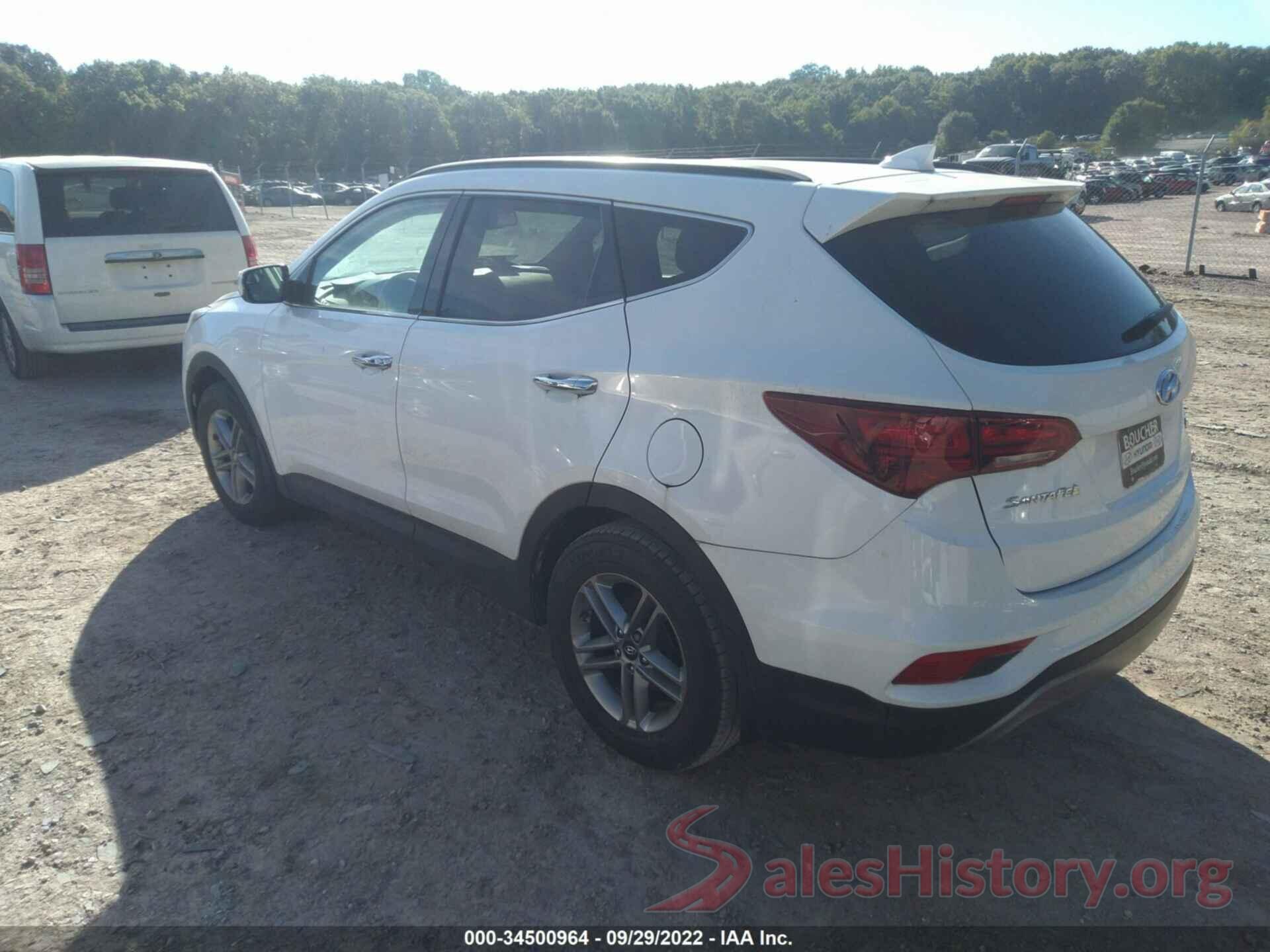 5NMZUDLB4JH062244 2018 HYUNDAI SANTA FE SPORT