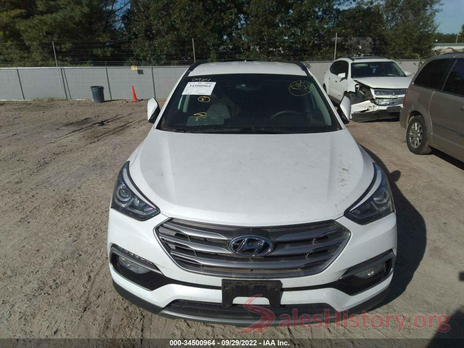 5NMZUDLB4JH062244 2018 HYUNDAI SANTA FE SPORT