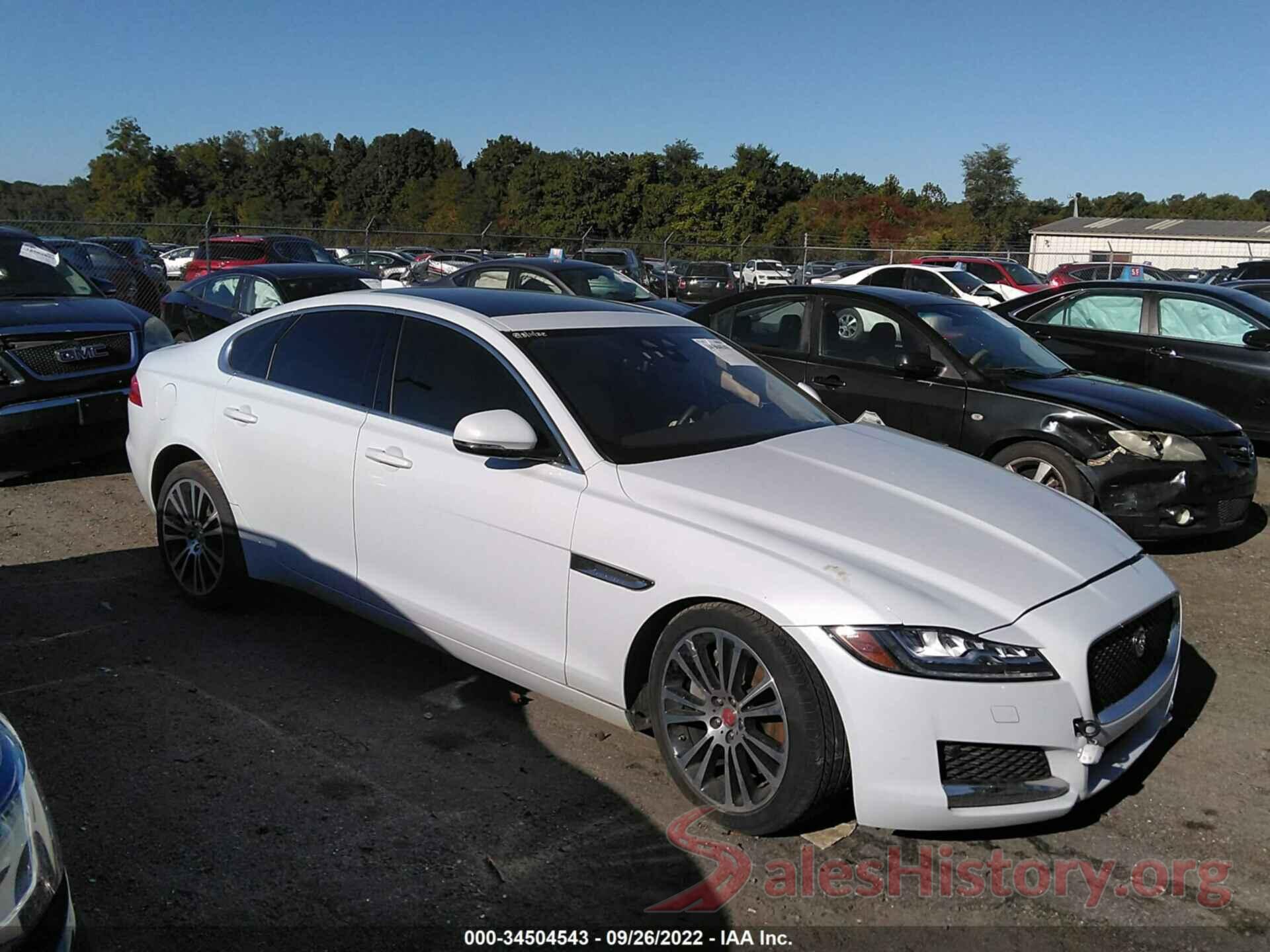 SAJBE4GXXLCY86594 2020 JAGUAR XF