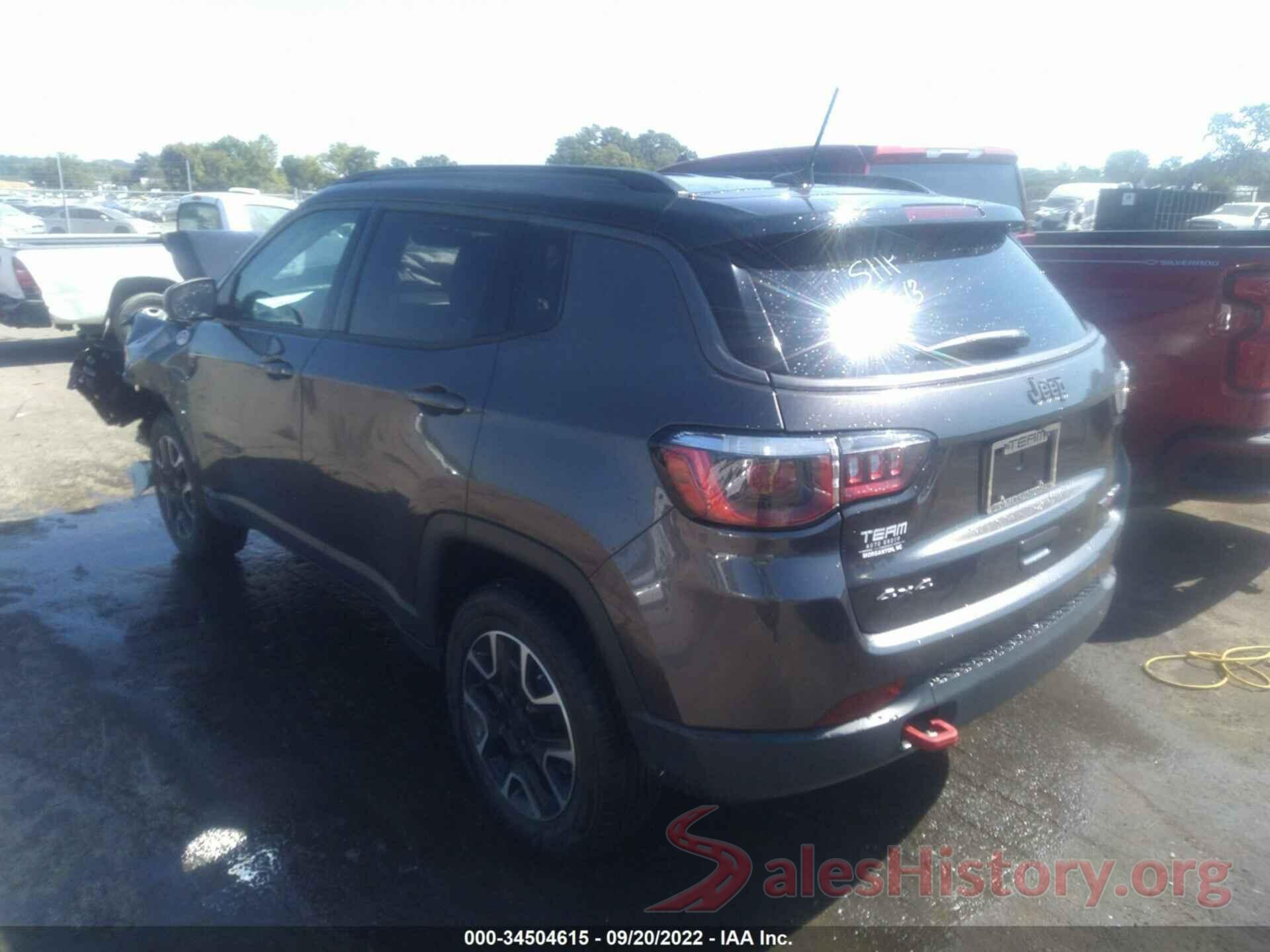 3C4NJDDB2LT166906 2020 JEEP COMPASS