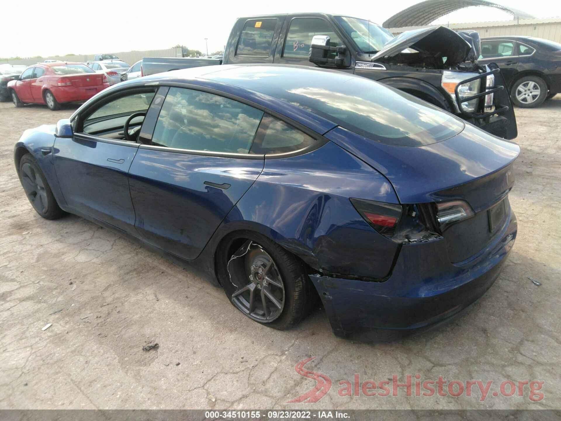 5YJ3E1EB5MF902987 2021 TESLA MODEL 3