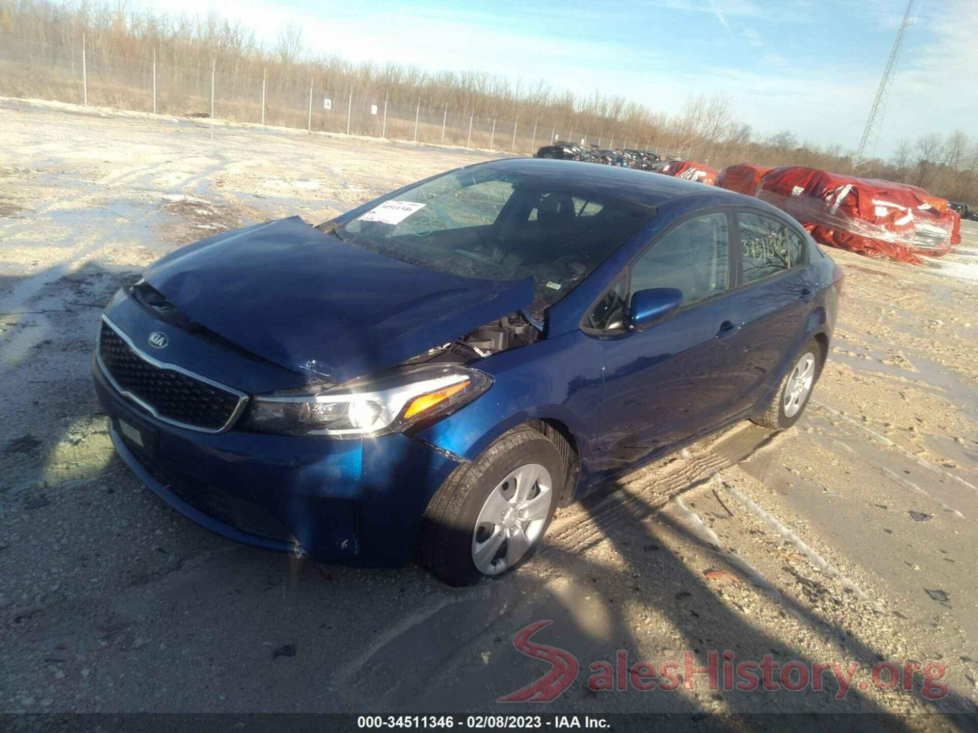 3KPFK4A73HE140473 2017 KIA FORTE