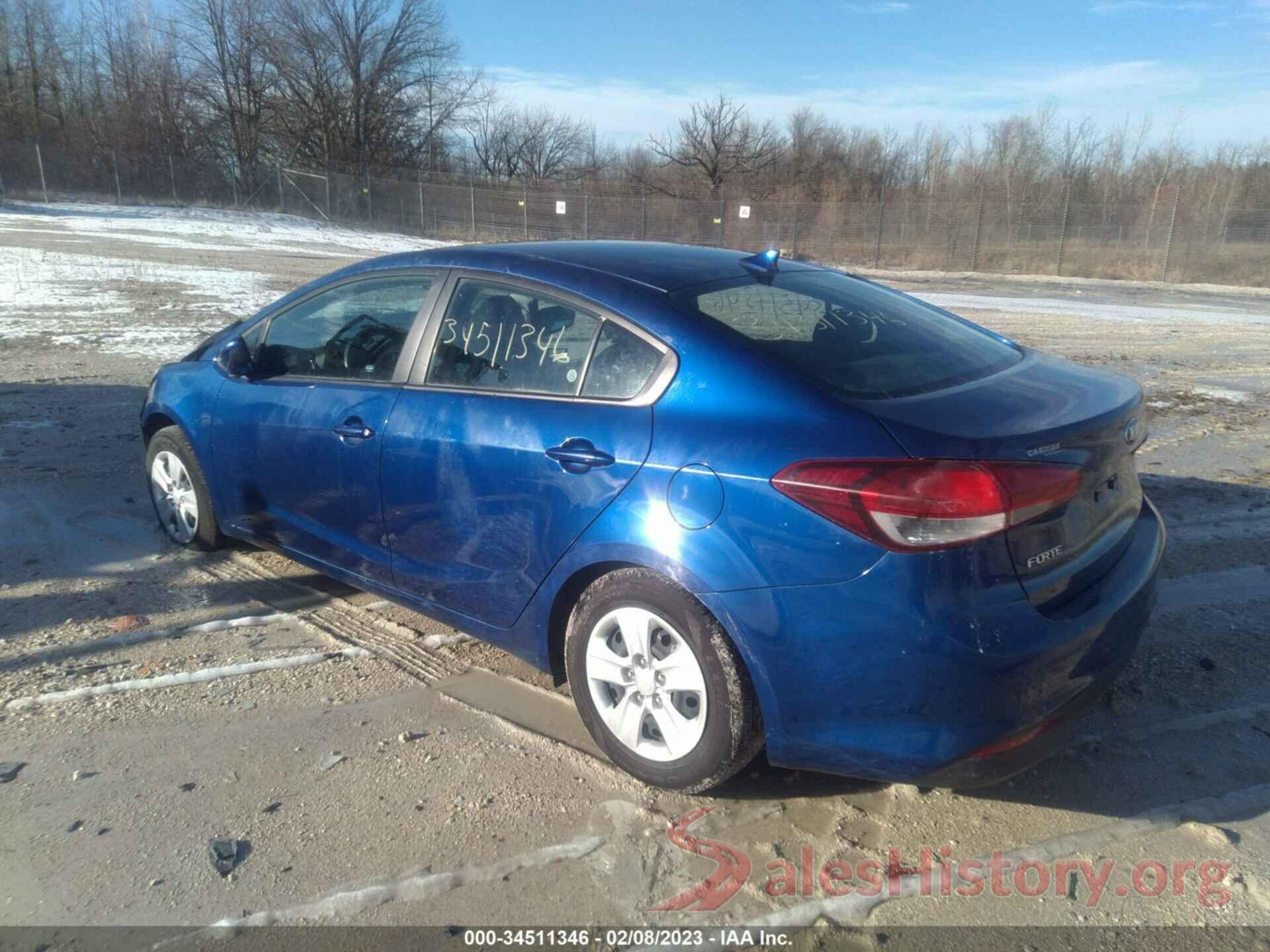 3KPFK4A73HE140473 2017 KIA FORTE