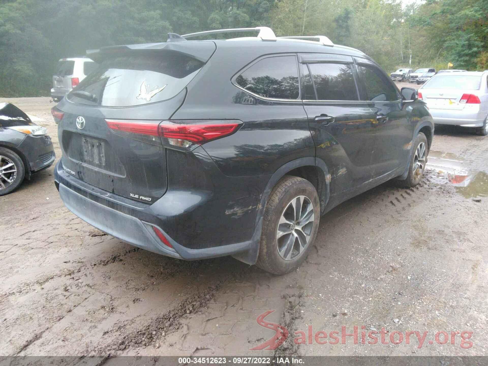 5TDGZRBH7NS177645 2022 TOYOTA HIGHLANDER