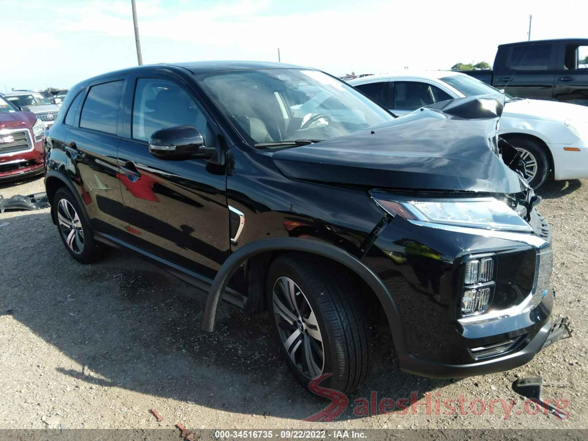 JA4APVAU0NU000279 2022 MITSUBISHI OUTLANDER SPORT