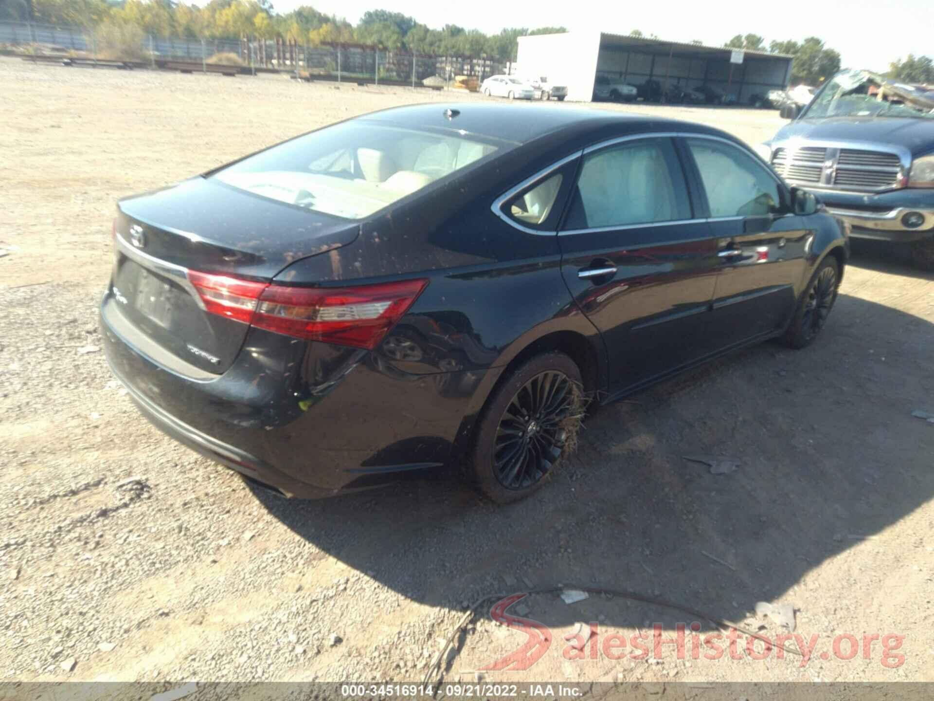 4T1BK1EB6GU206098 2016 TOYOTA AVALON