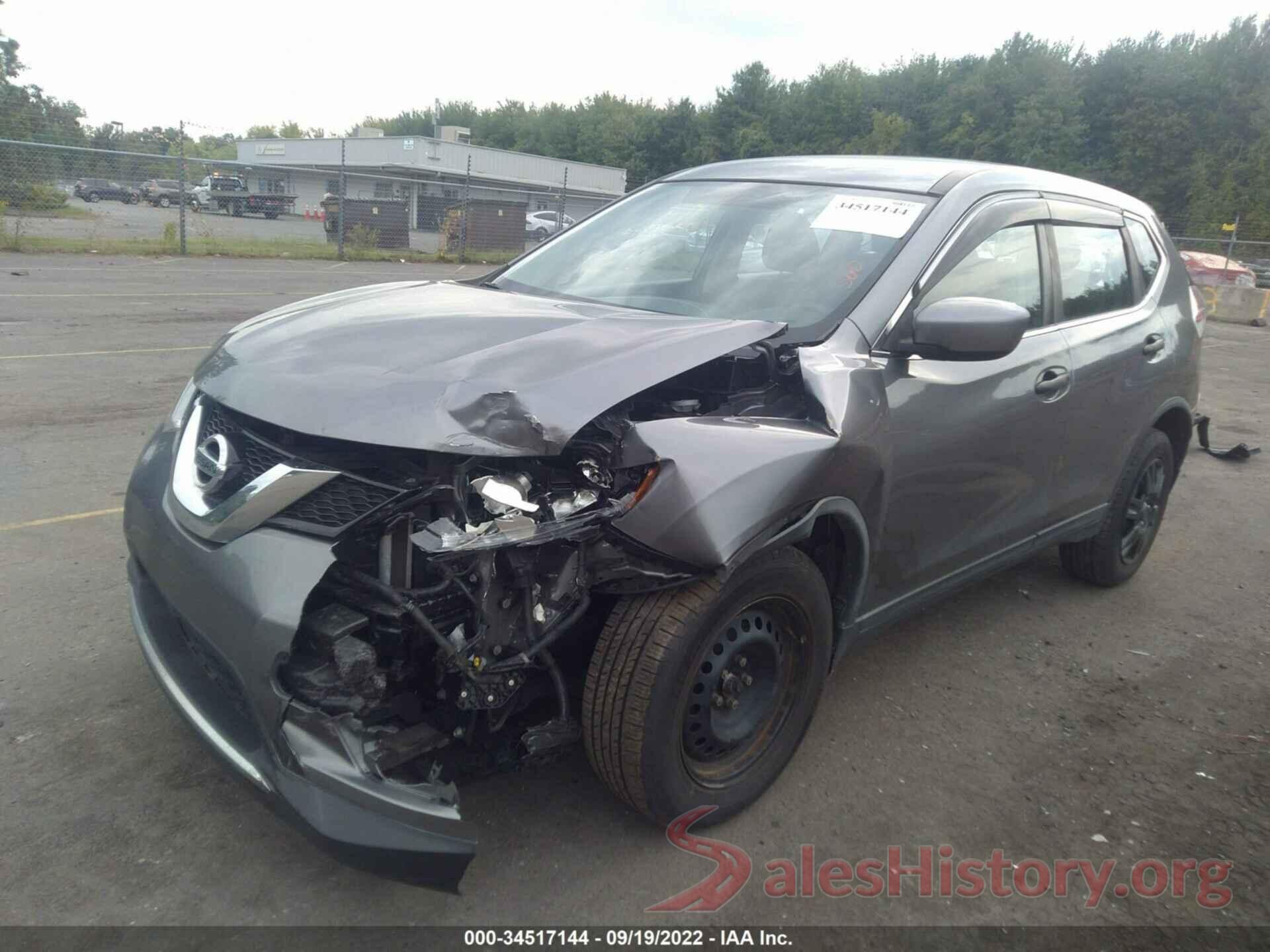 KNMAT2MV6GP712737 2016 NISSAN ROGUE