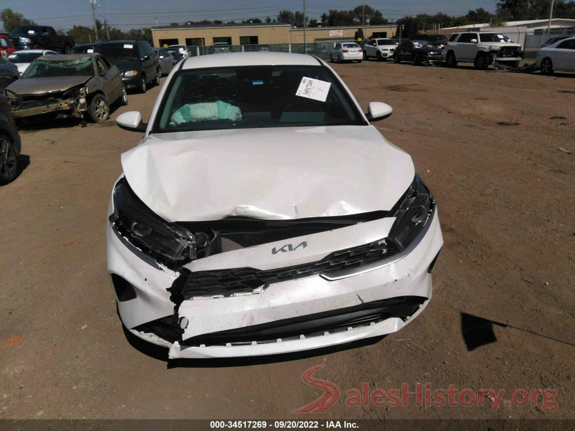 3KPF24AD6NE473963 2022 KIA FORTE