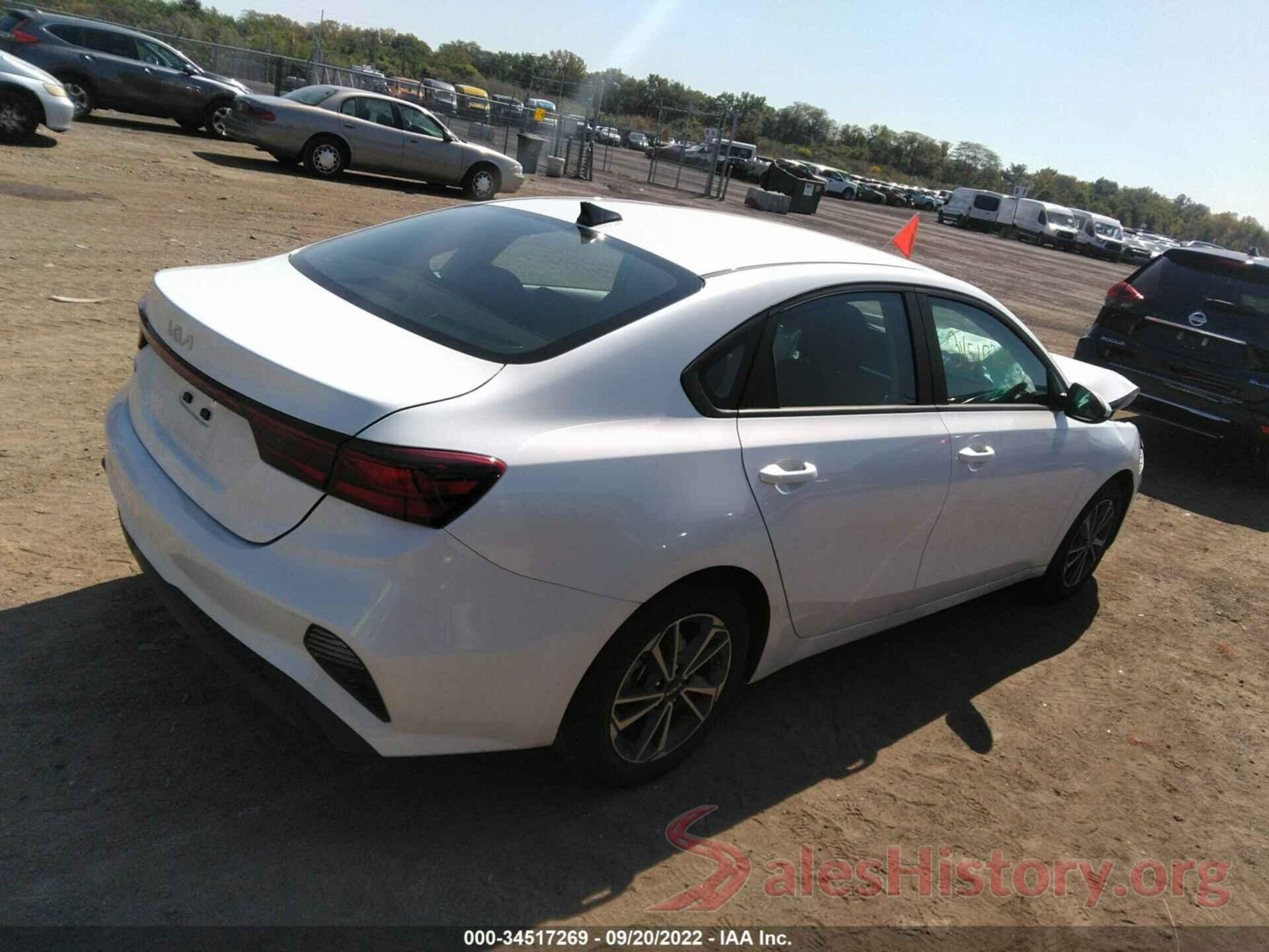 3KPF24AD6NE473963 2022 KIA FORTE