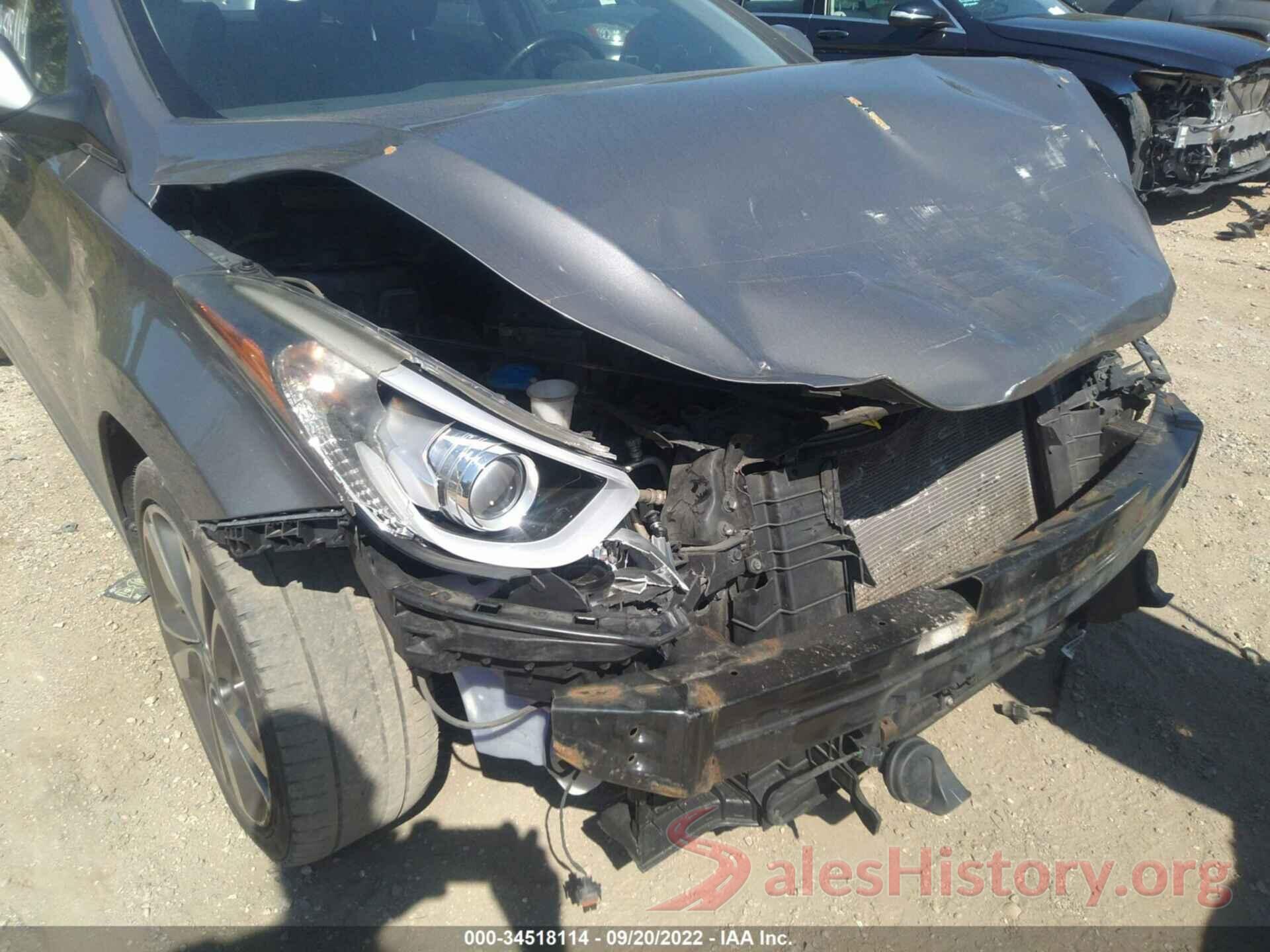 5NPDH4AE1EH482760 2014 HYUNDAI ELANTRA