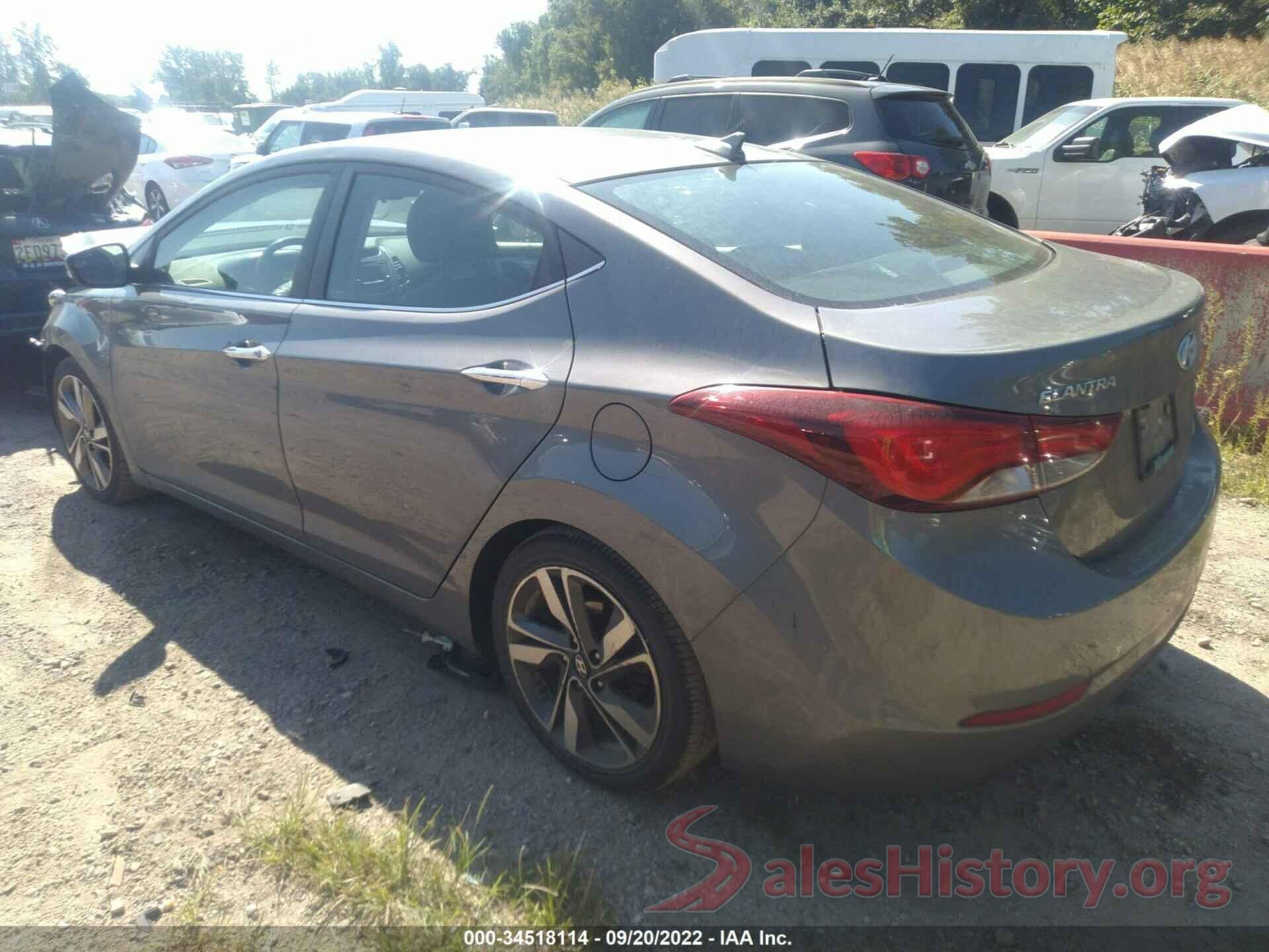 5NPDH4AE1EH482760 2014 HYUNDAI ELANTRA