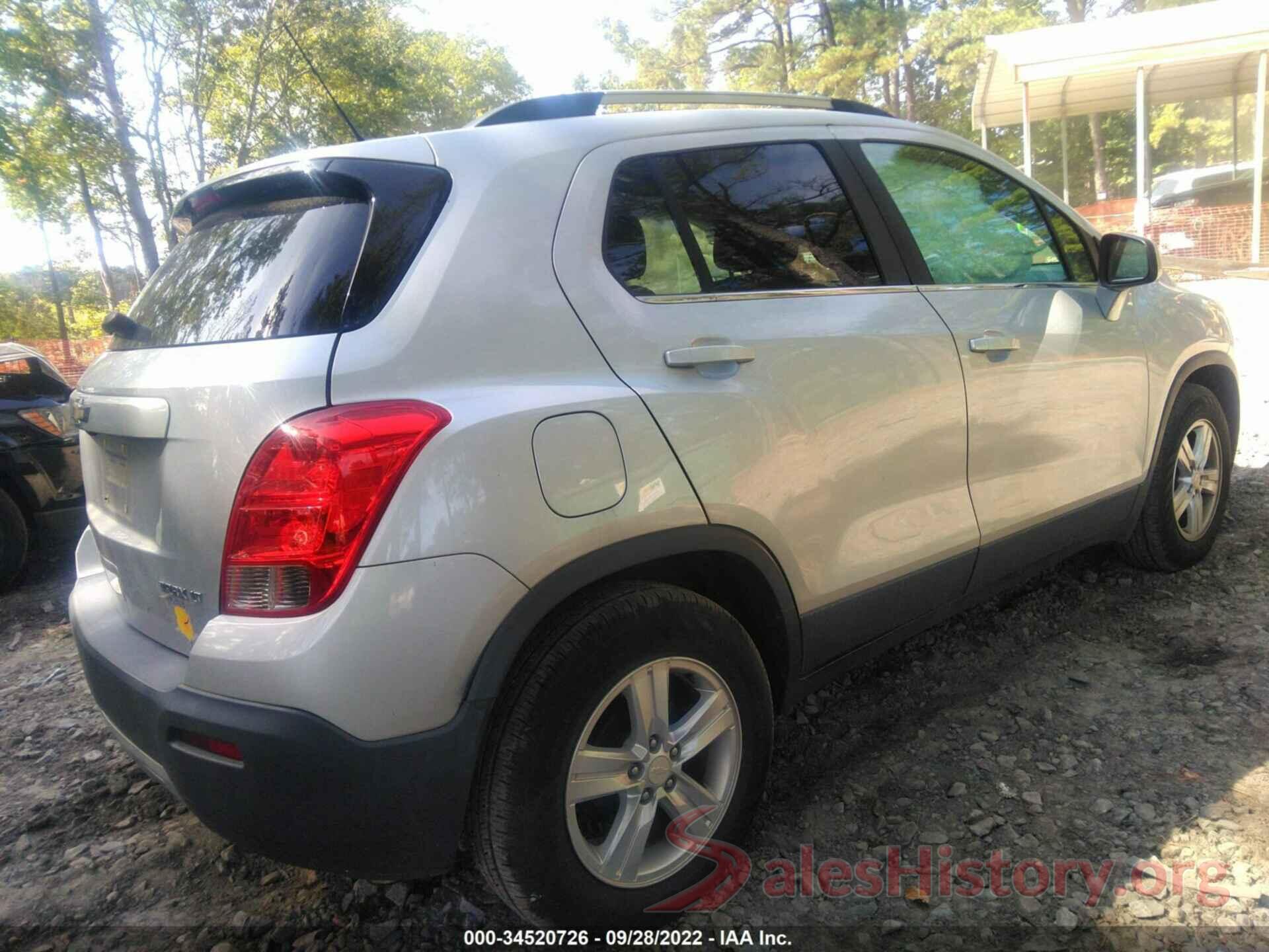 3GNCJLSB0GL277312 2016 CHEVROLET TRAX