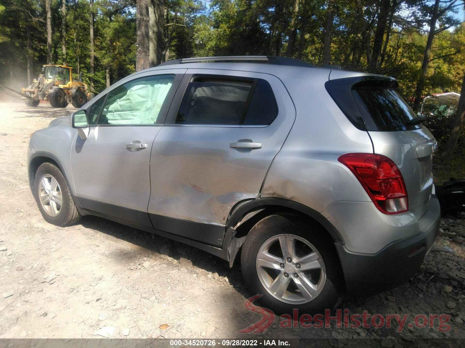 3GNCJLSB0GL277312 2016 CHEVROLET TRAX