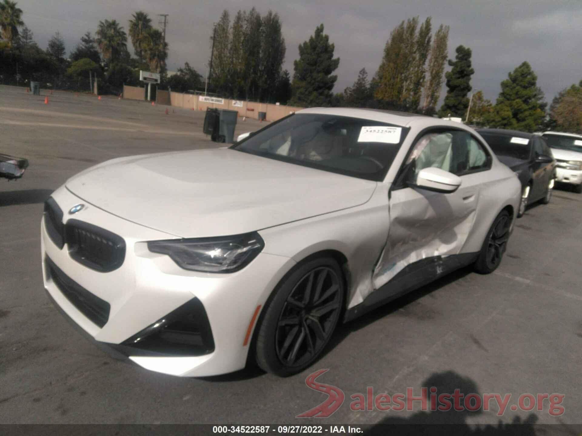 3MW23CM02N8C48806 2022 BMW 2 SERIES