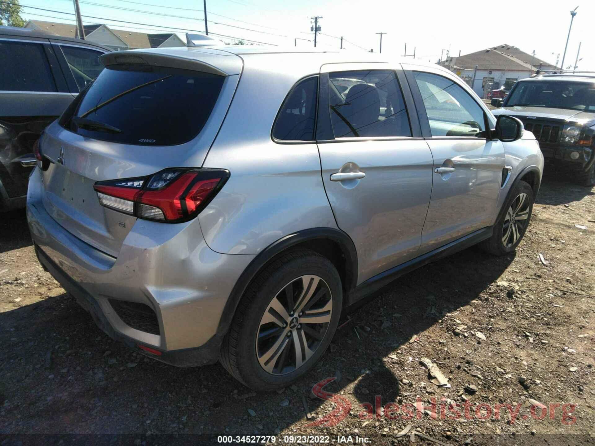 JA4AR3AU3LU020456 2020 MITSUBISHI OUTLANDER SPORT