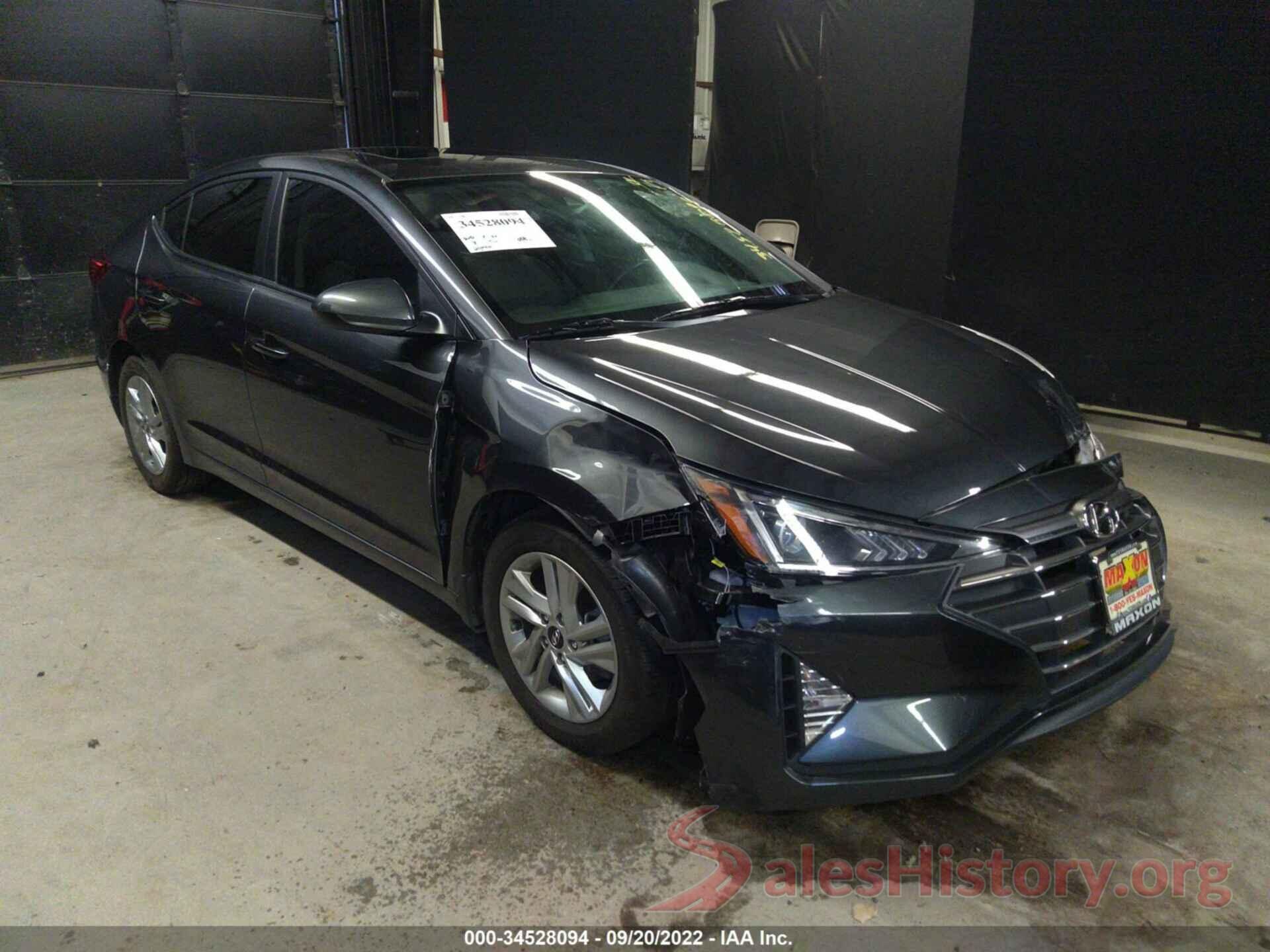 5NPD84LF0LH622767 2020 HYUNDAI ELANTRA