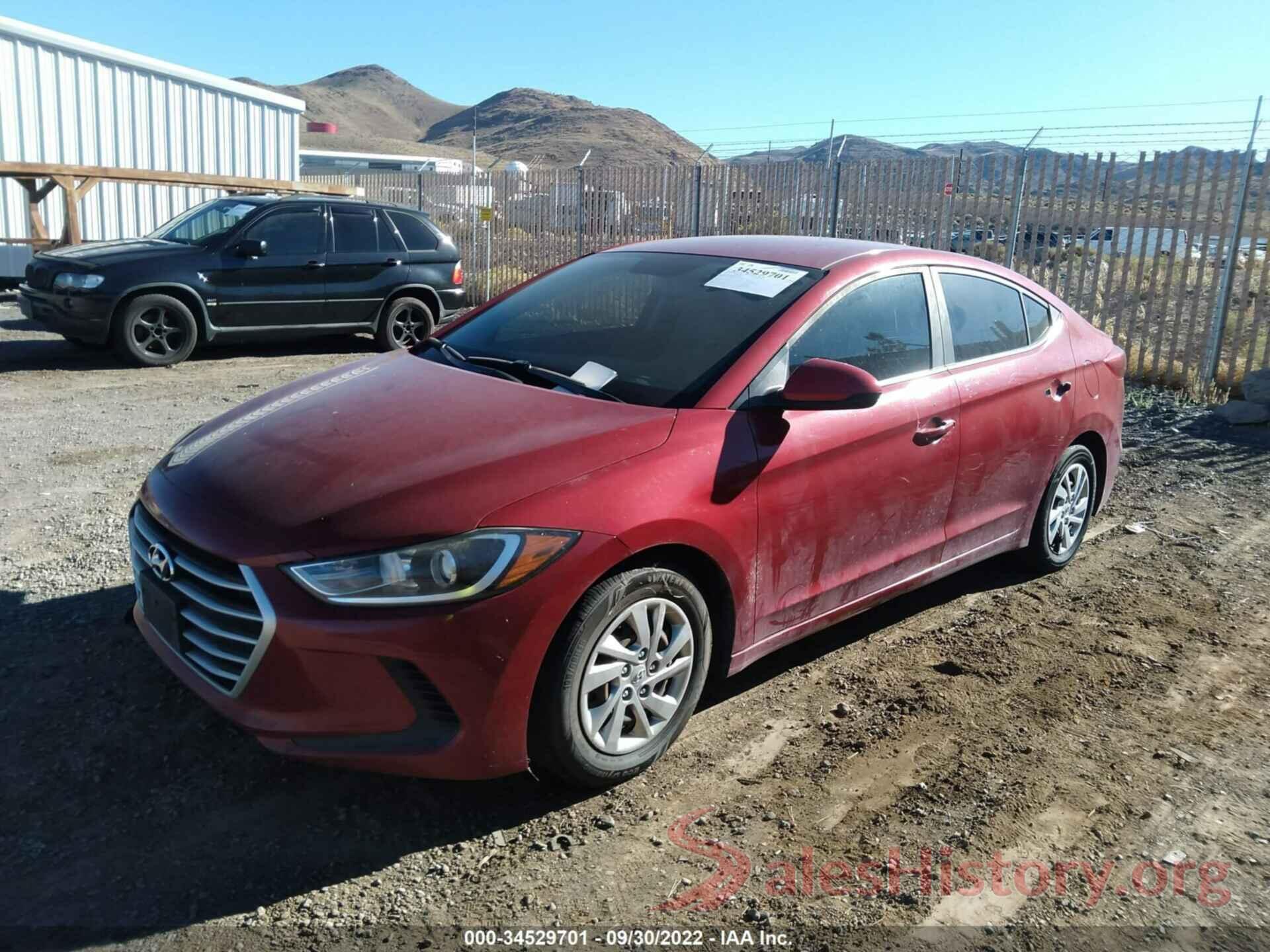 KMHD74LF9HU092696 2017 HYUNDAI ELANTRA