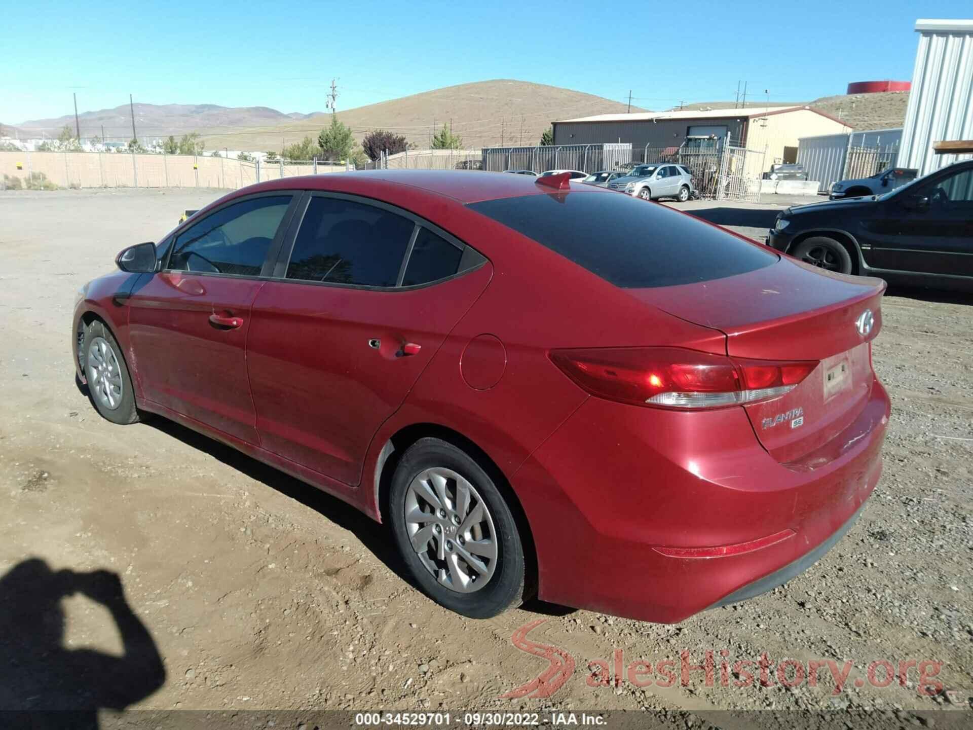 KMHD74LF9HU092696 2017 HYUNDAI ELANTRA