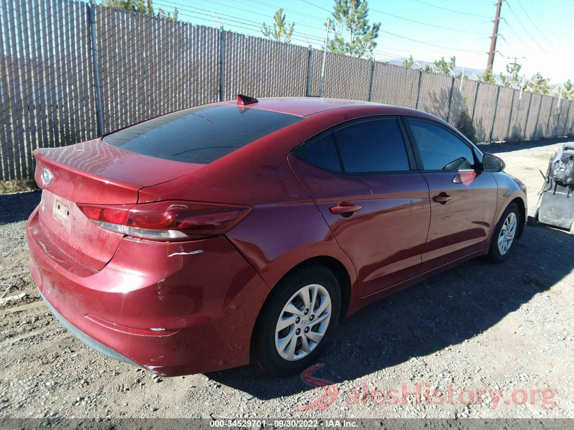 KMHD74LF9HU092696 2017 HYUNDAI ELANTRA