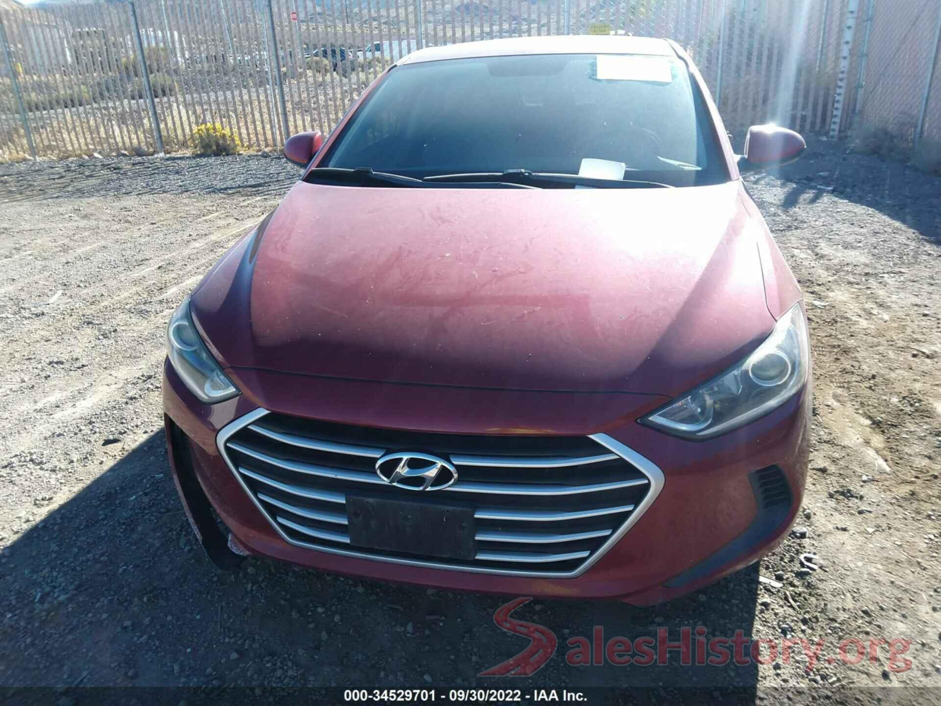 KMHD74LF9HU092696 2017 HYUNDAI ELANTRA