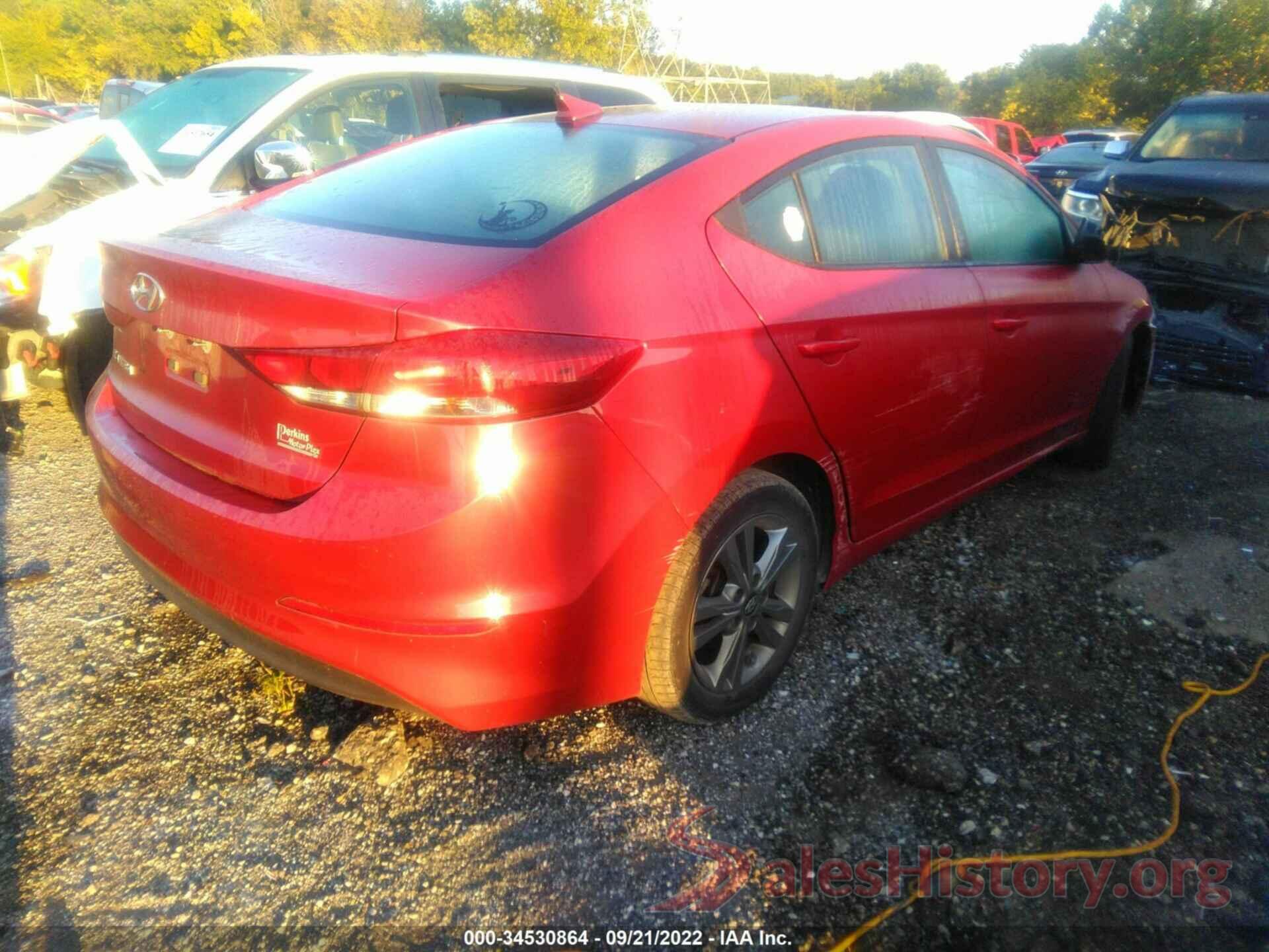 5NPD84LF0JH316164 2018 HYUNDAI ELANTRA