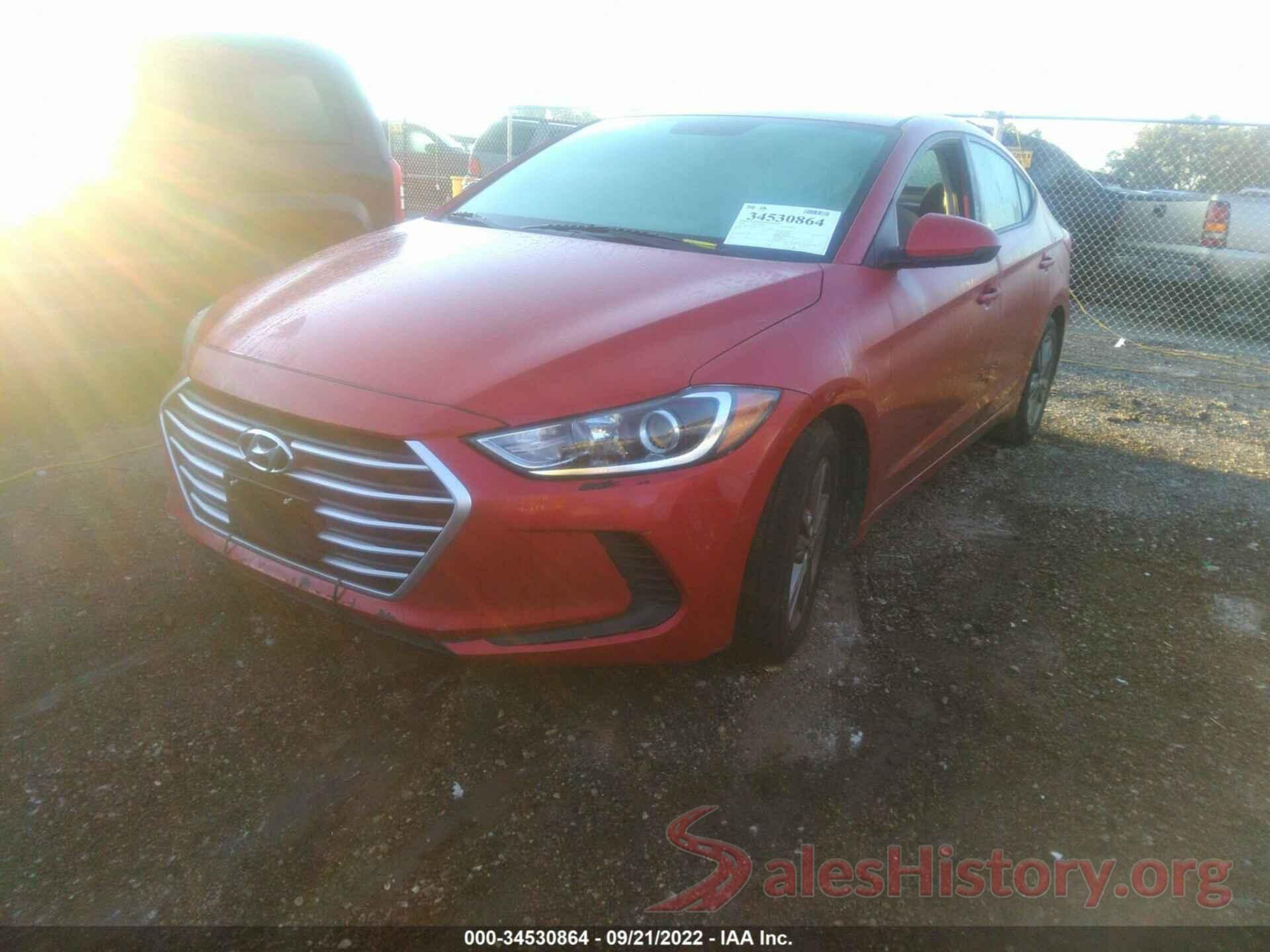 5NPD84LF0JH316164 2018 HYUNDAI ELANTRA