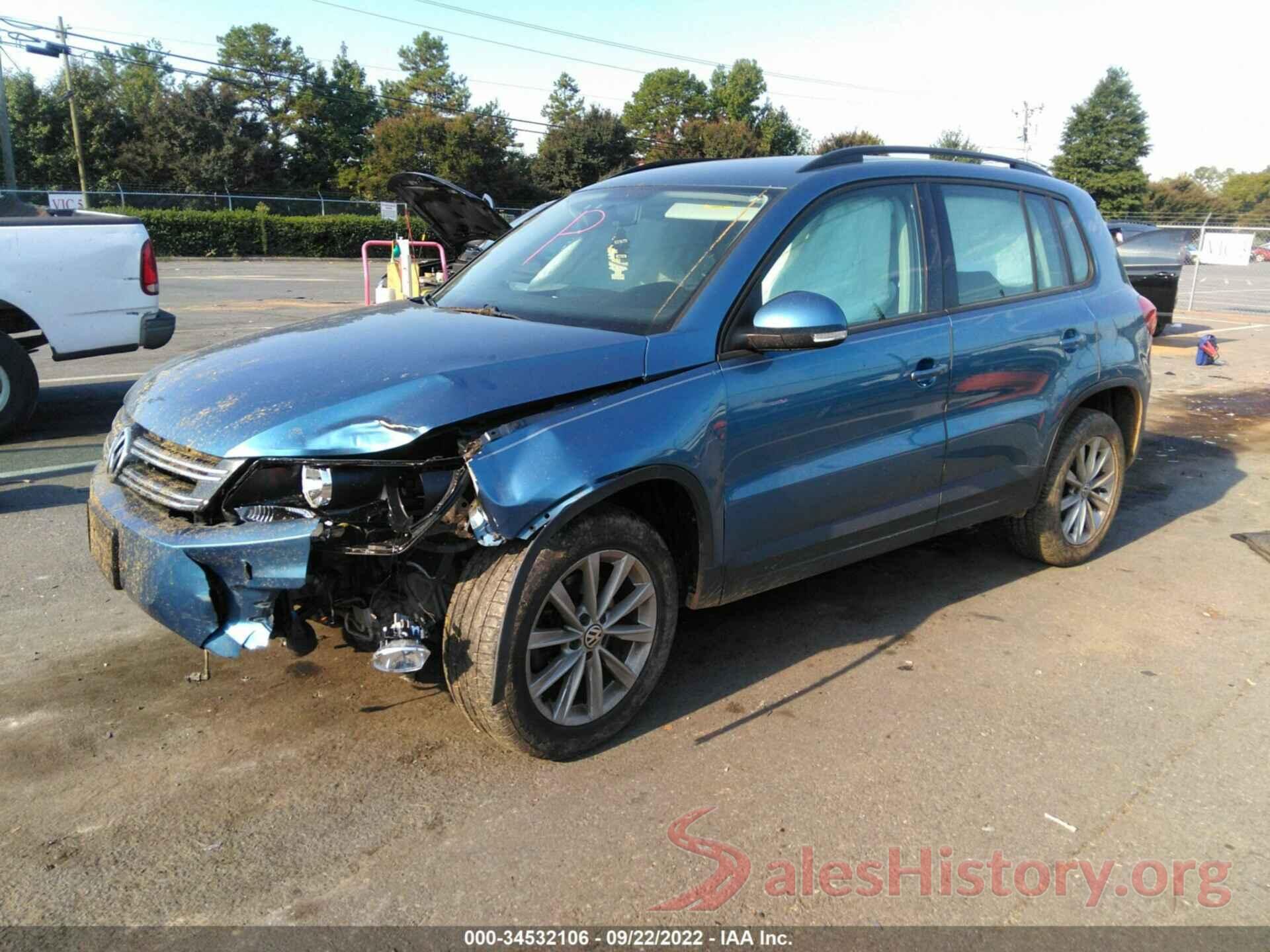 WVGBV7AX4HK045789 2017 VOLKSWAGEN TIGUAN