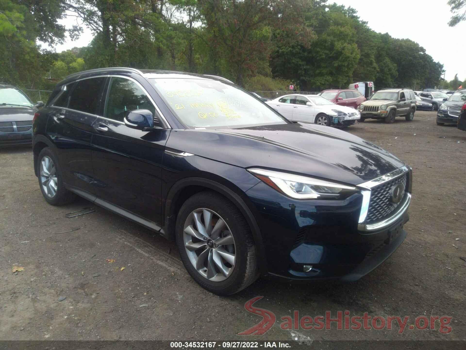 3PCAJ5BB5MF119280 2021 INFINITI QX50