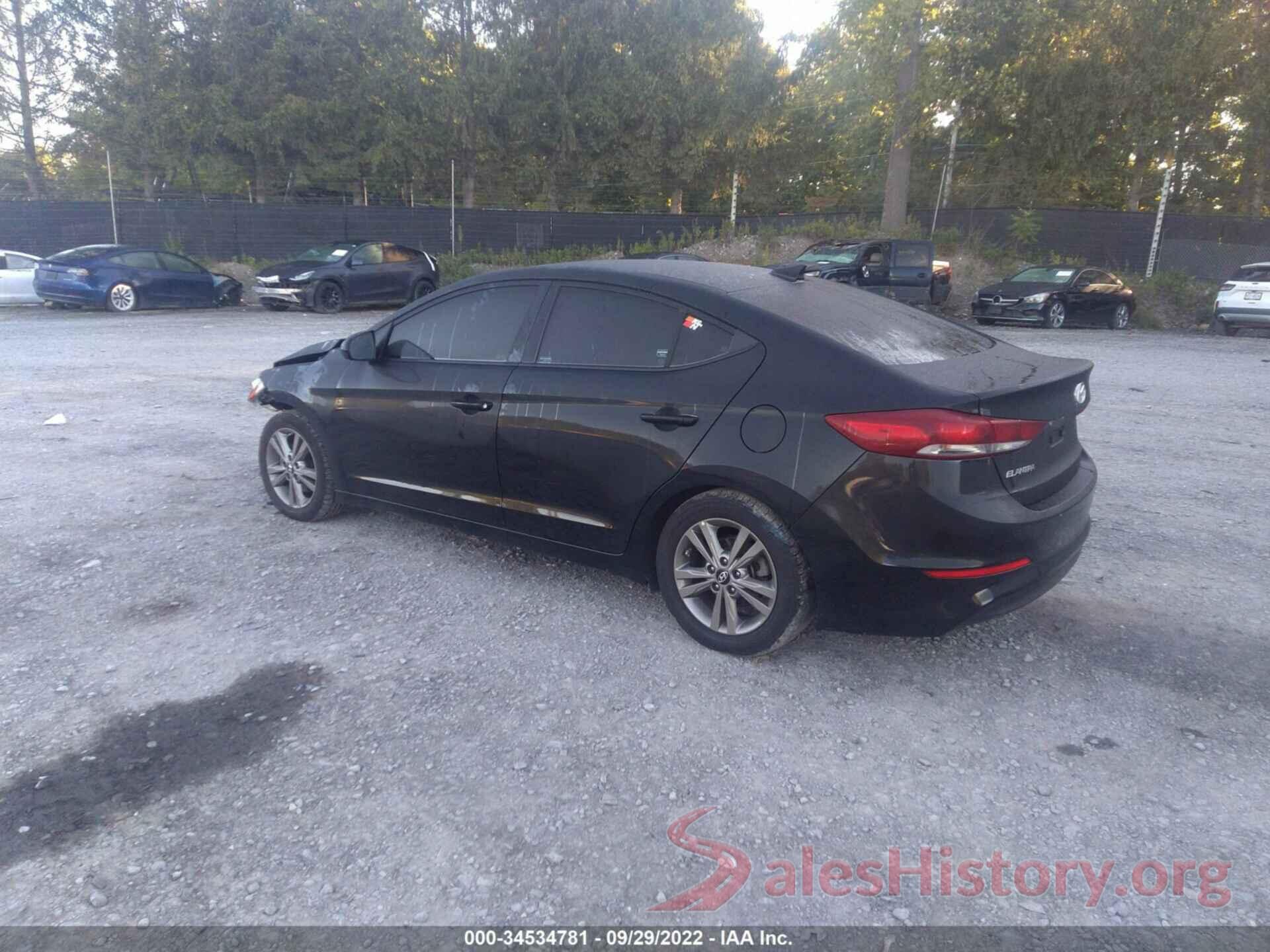 5NPD84LF0JH256256 2018 HYUNDAI ELANTRA