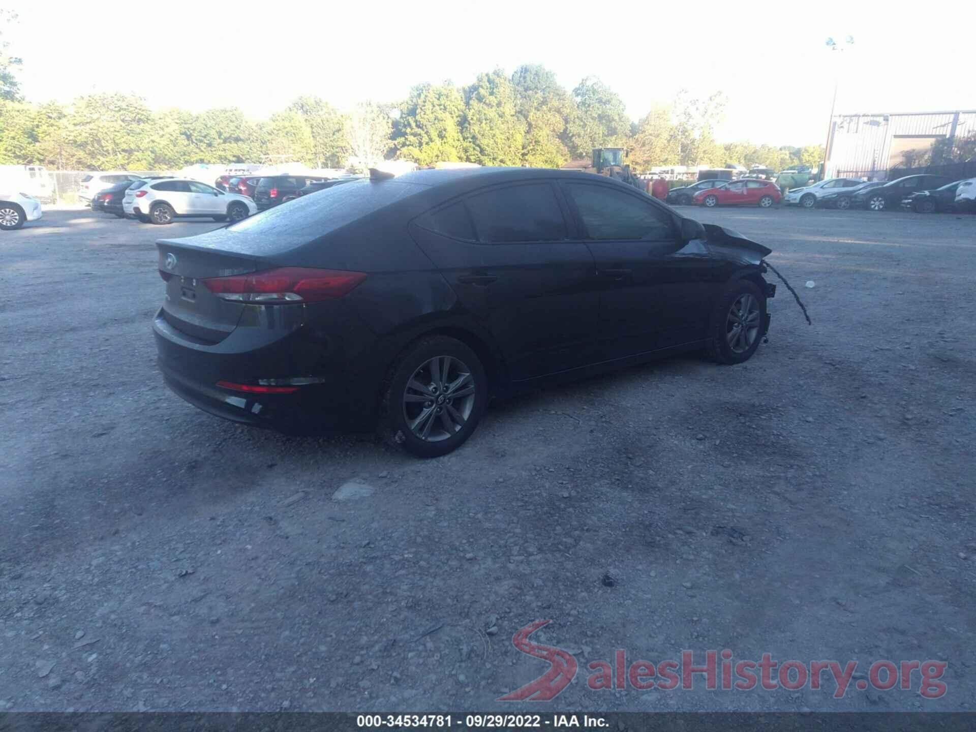 5NPD84LF0JH256256 2018 HYUNDAI ELANTRA