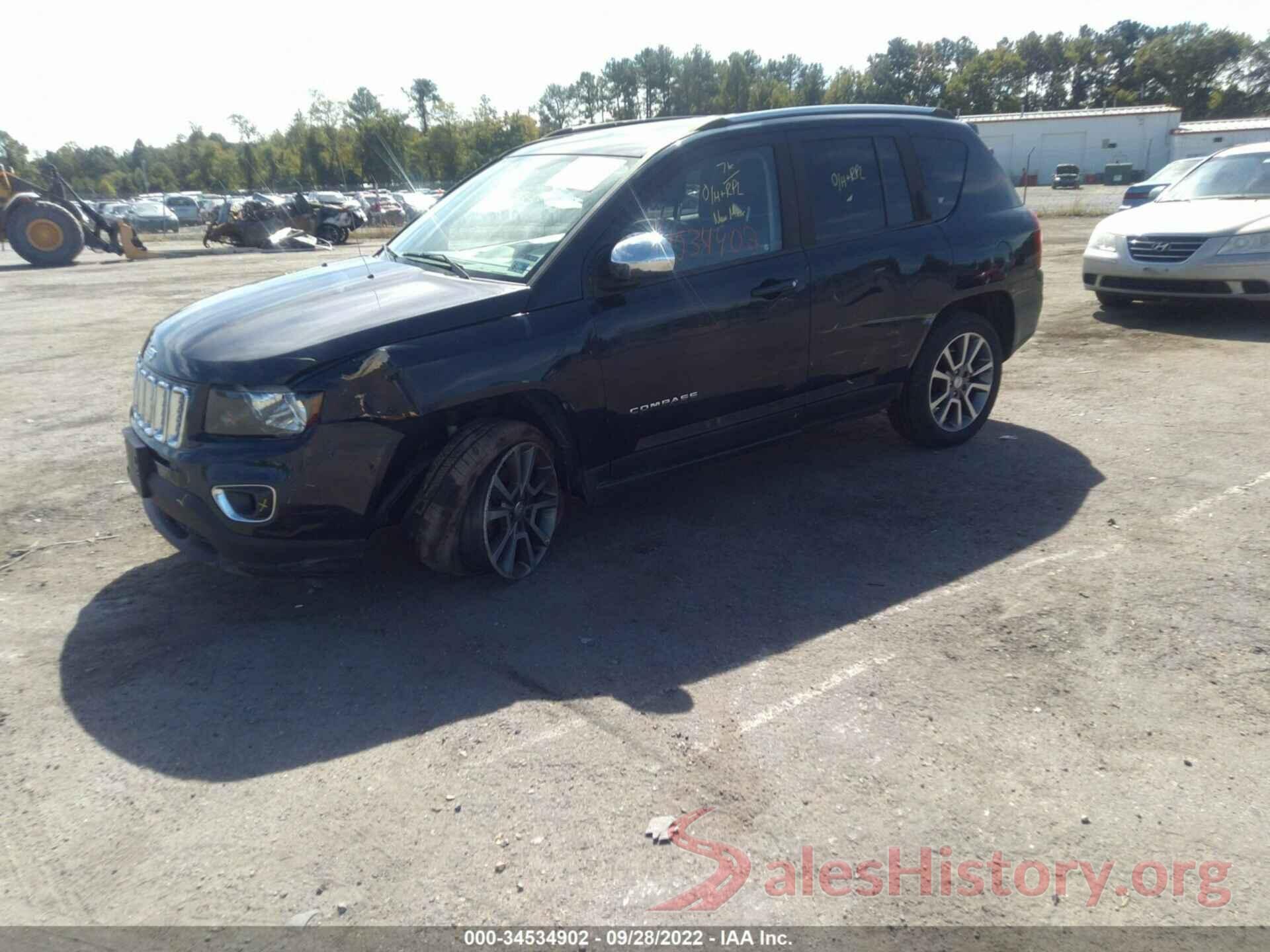 1C4NJDEB7GD772616 2016 JEEP COMPASS