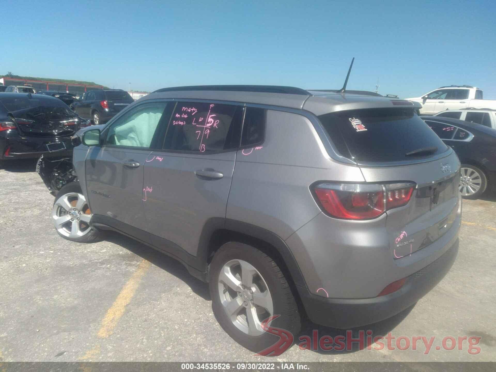 3C4NJDBB3JT185500 2018 JEEP COMPASS