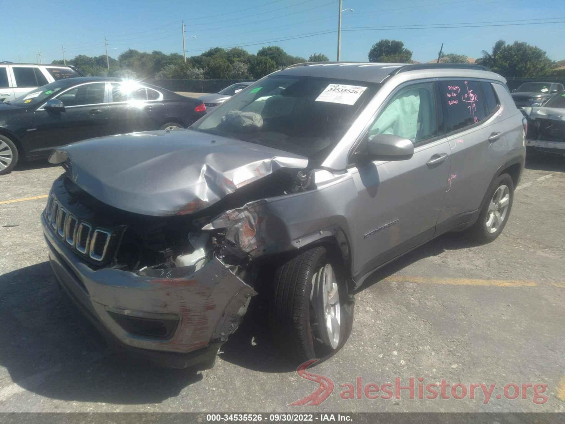 3C4NJDBB3JT185500 2018 JEEP COMPASS