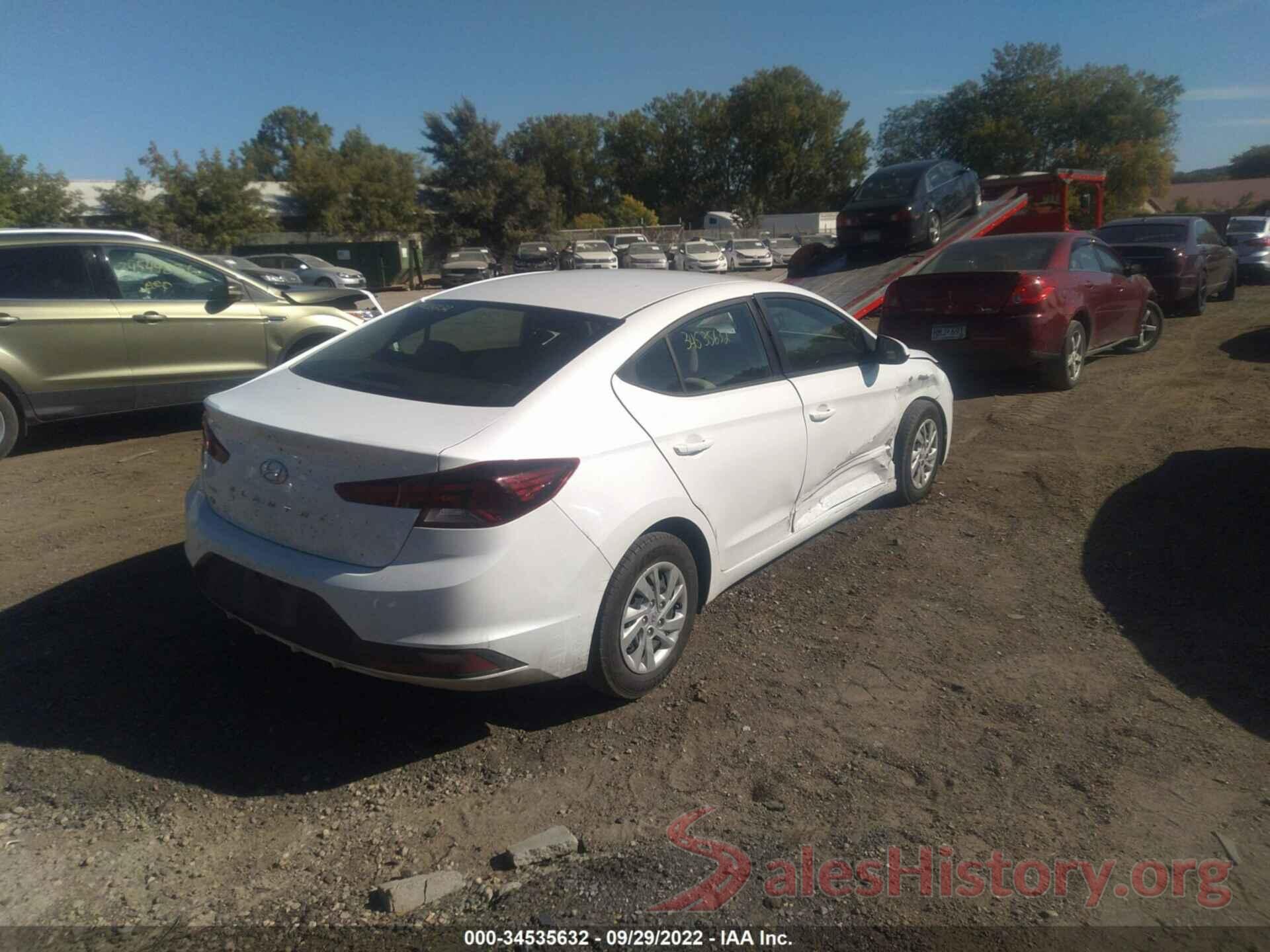 5NPD74LF5KH485617 2019 HYUNDAI ELANTRA